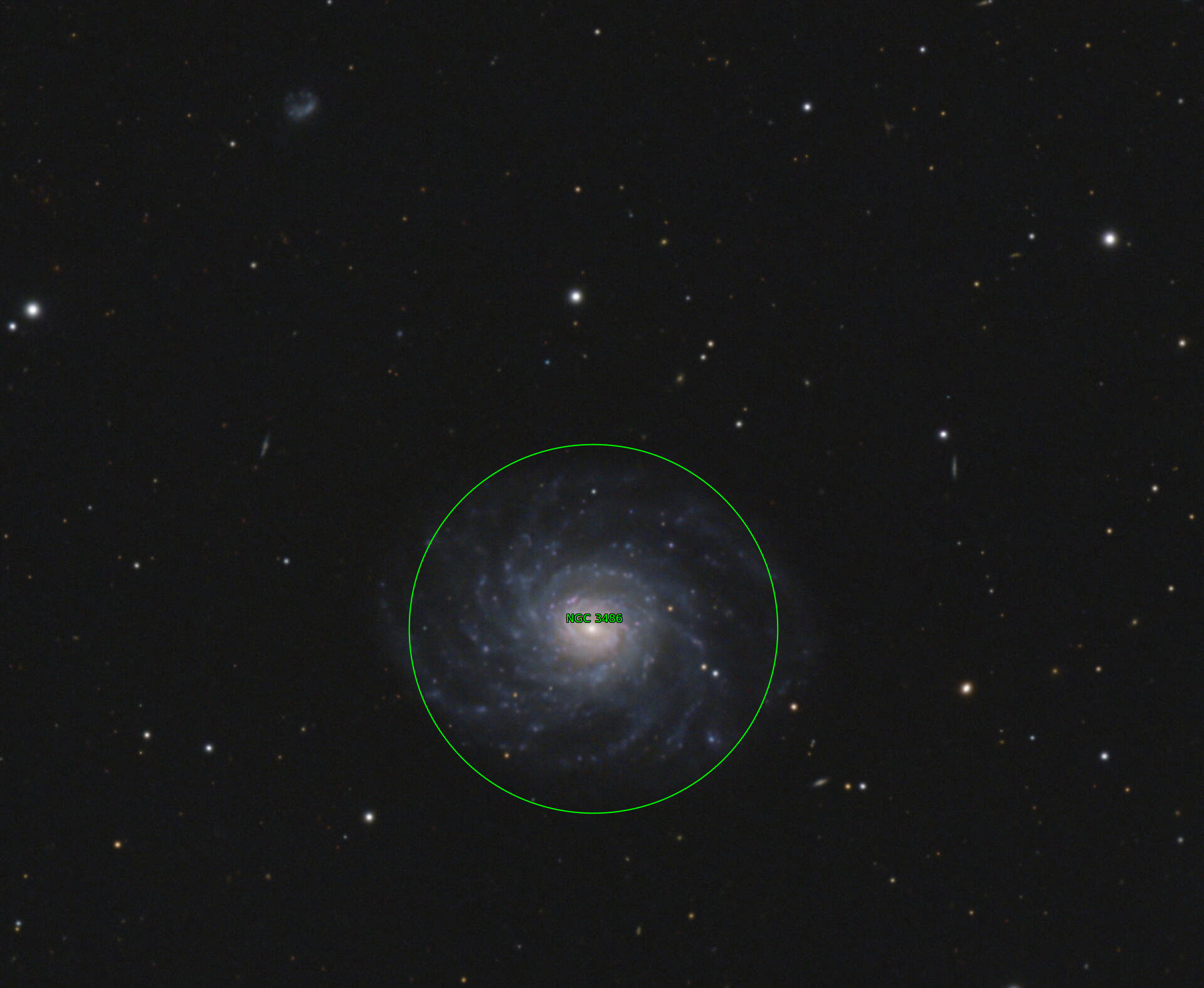 Sternkarten-Overlay (Astrometry.net)