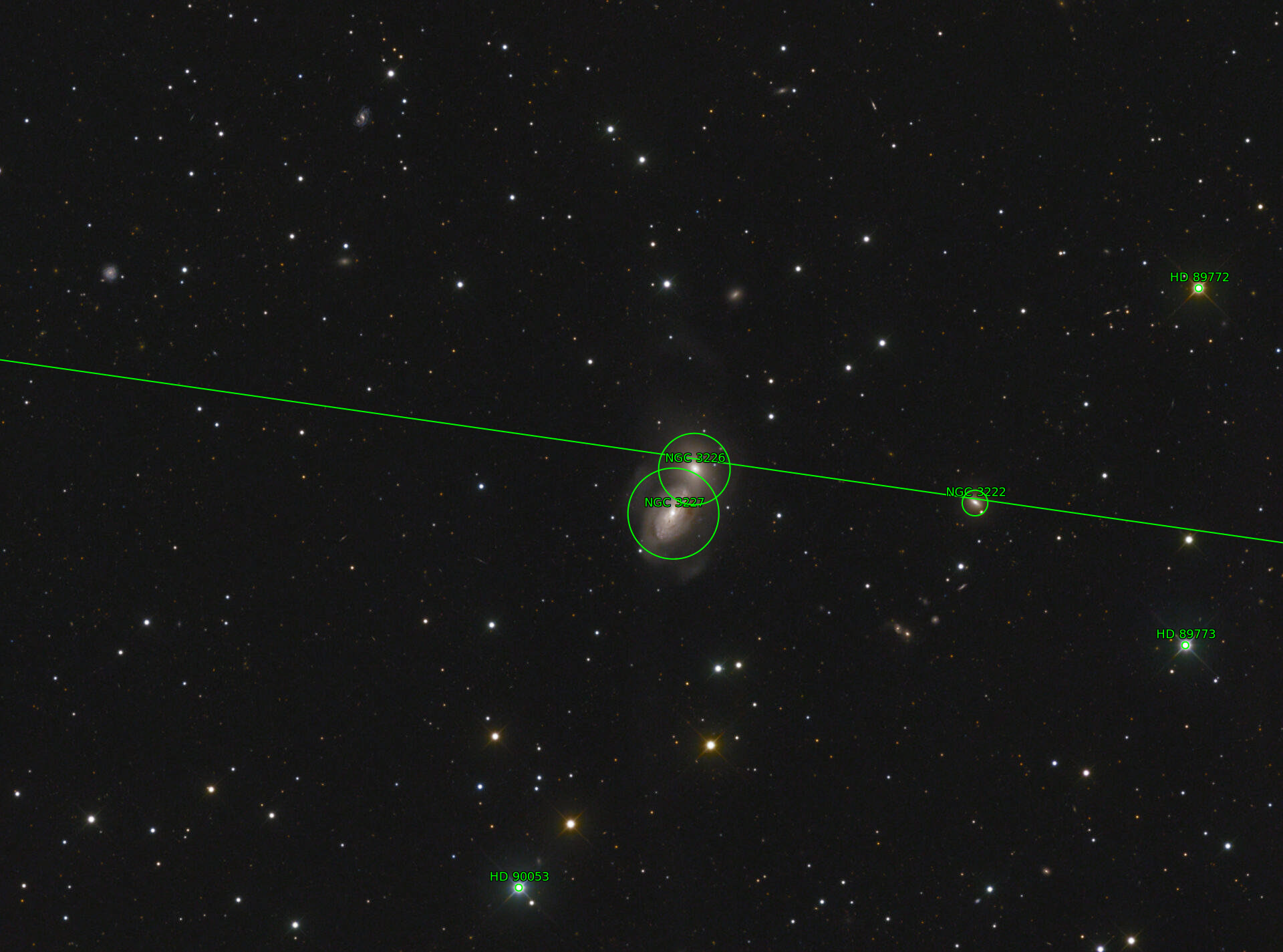 Sternkarten-Overlay (Astrometry.net)
