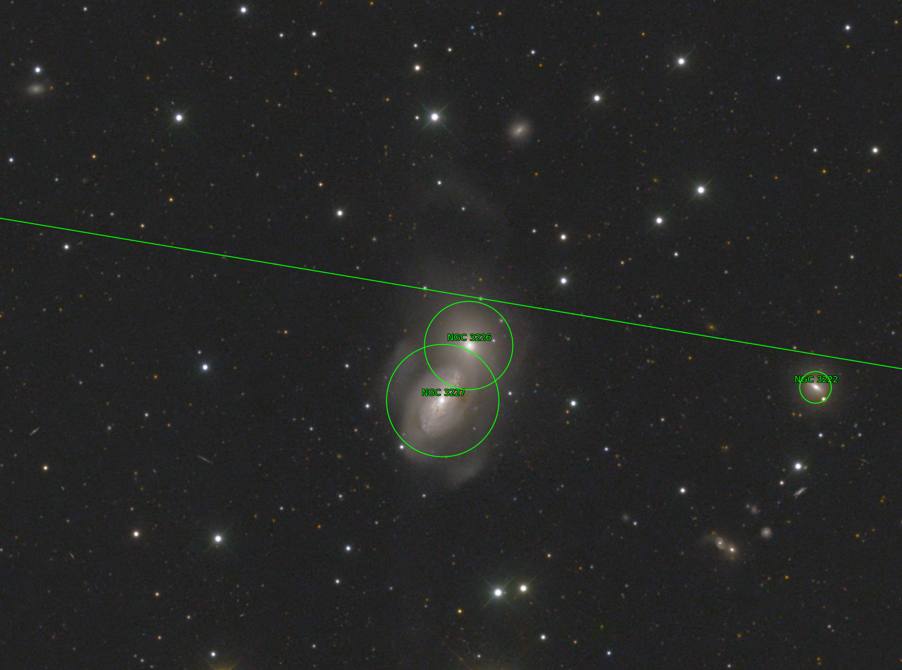 Sternkarten-Overlay (Astrometry.net)