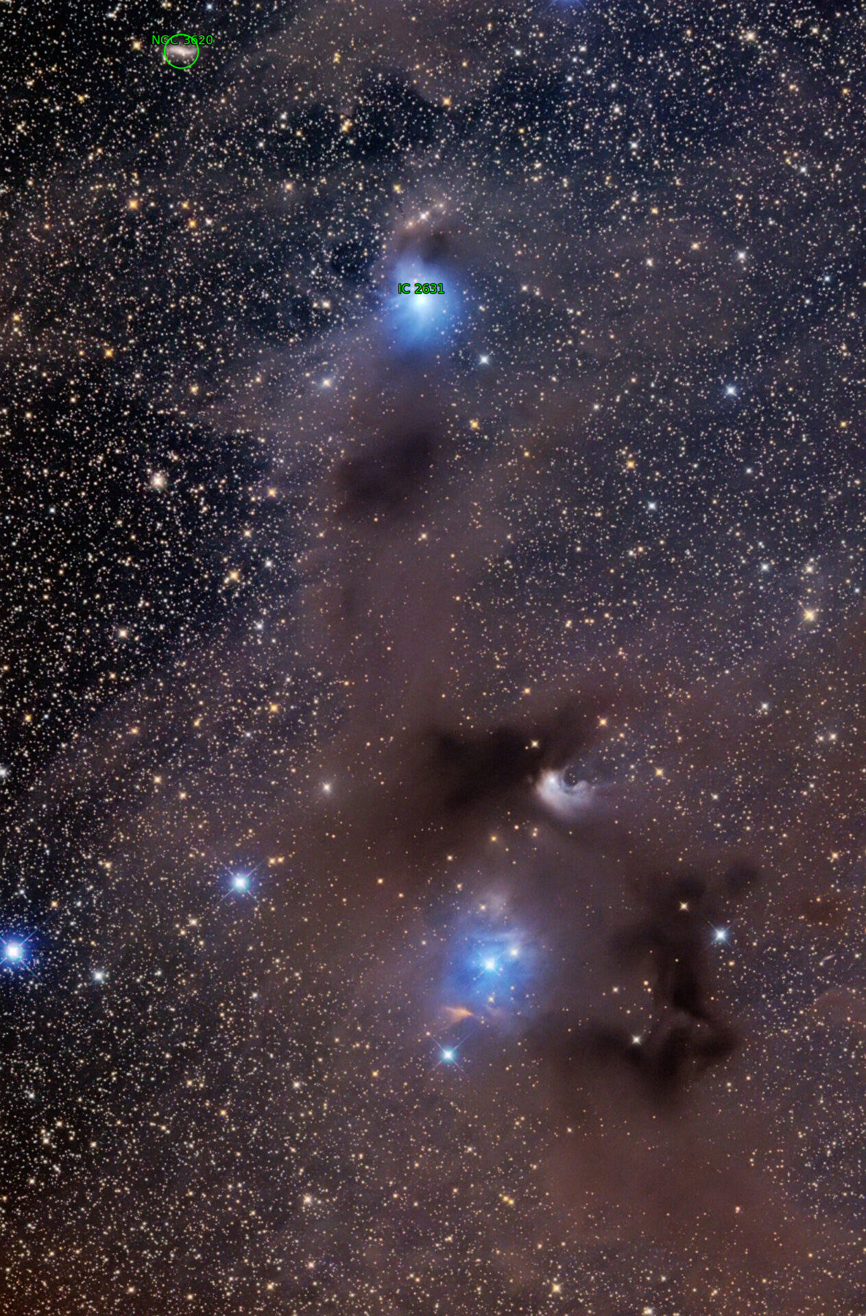 Sternkarten-Overlay (Astrometry.net)