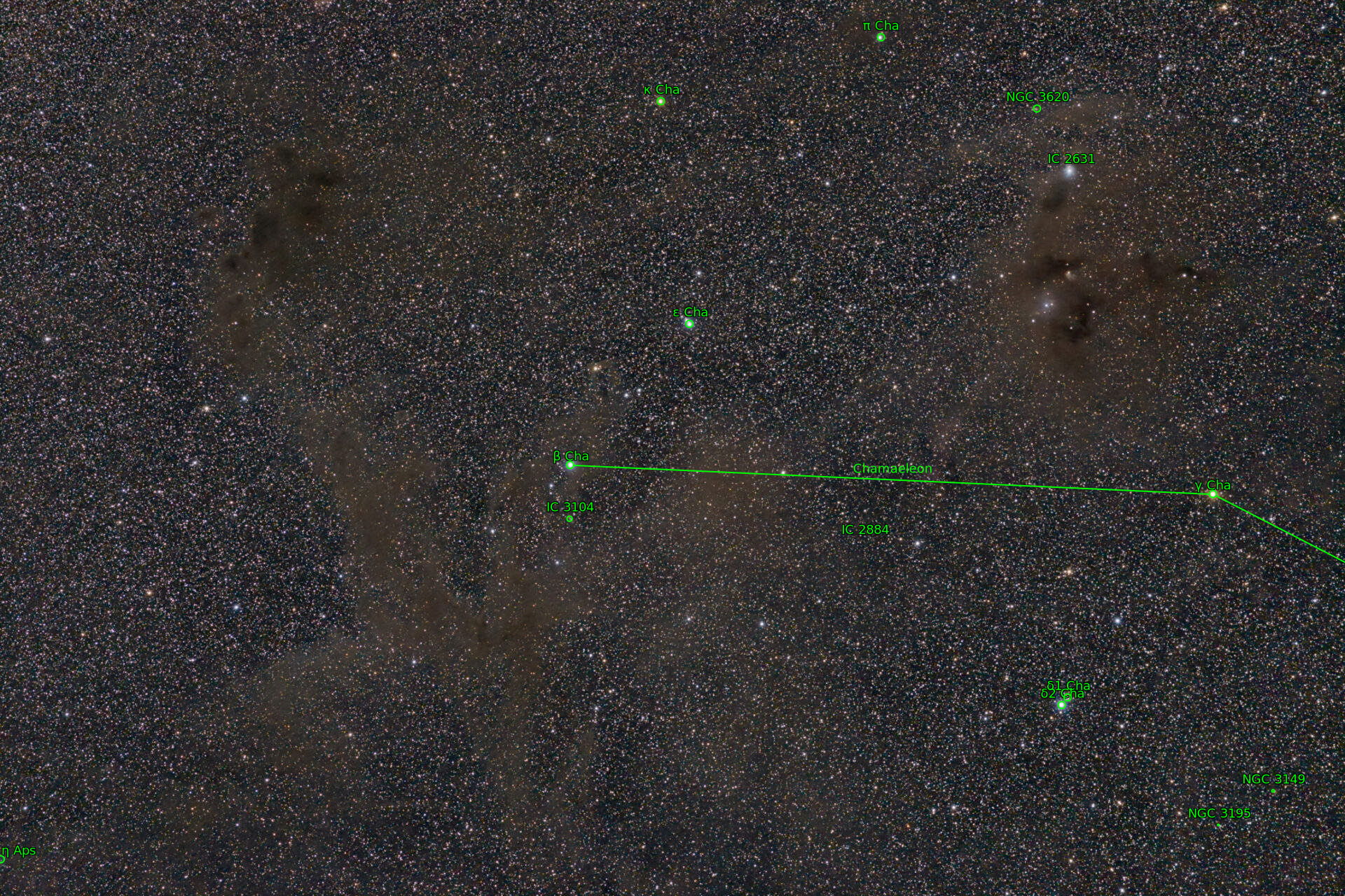 Sternkarten-Overlay (Astrometry.net)