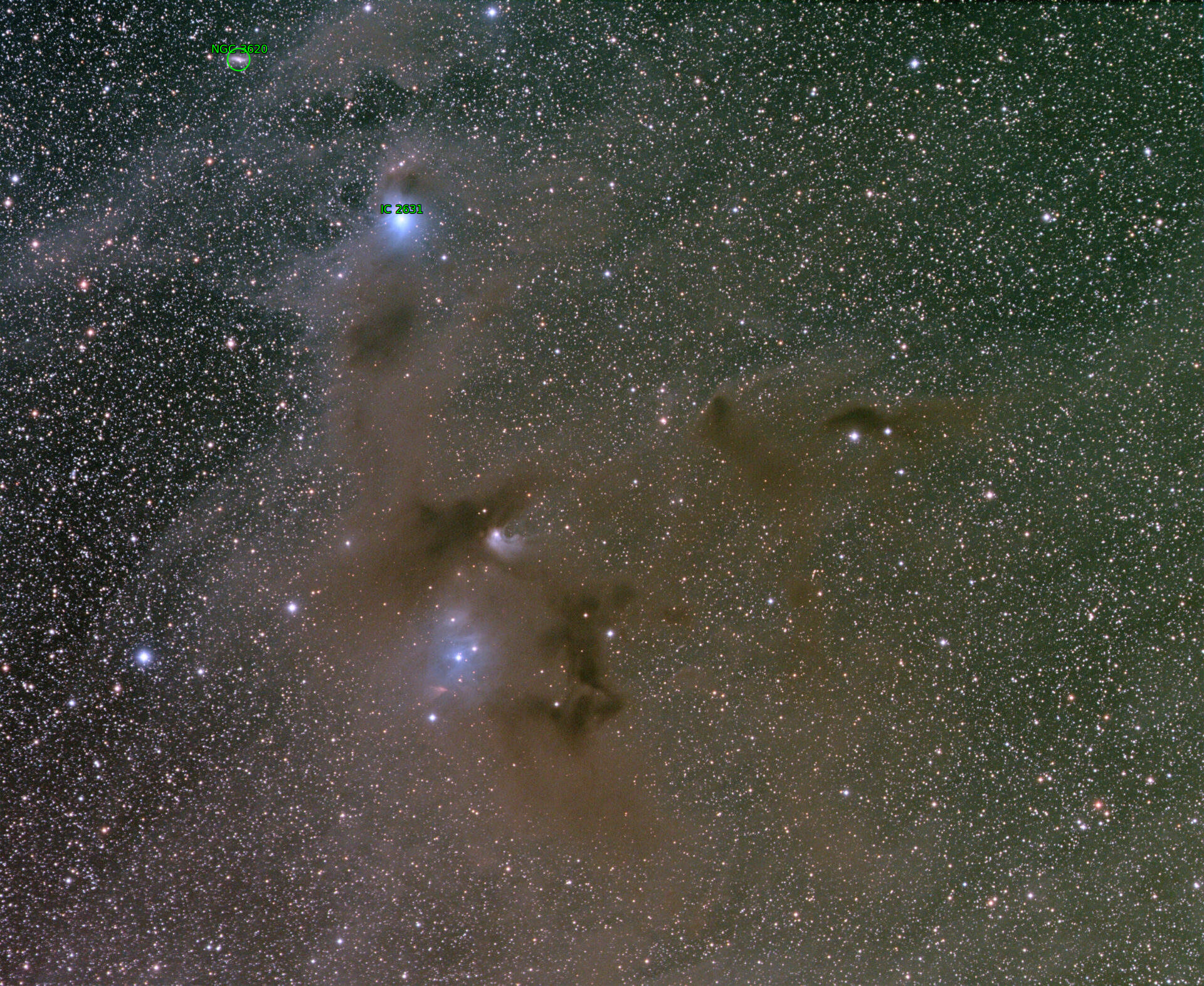 Sternkarten-Overlay (Astrometry.net)