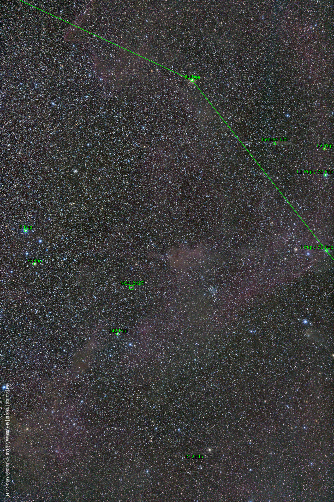 Sternkarten-Overlay (Astrometry.net)