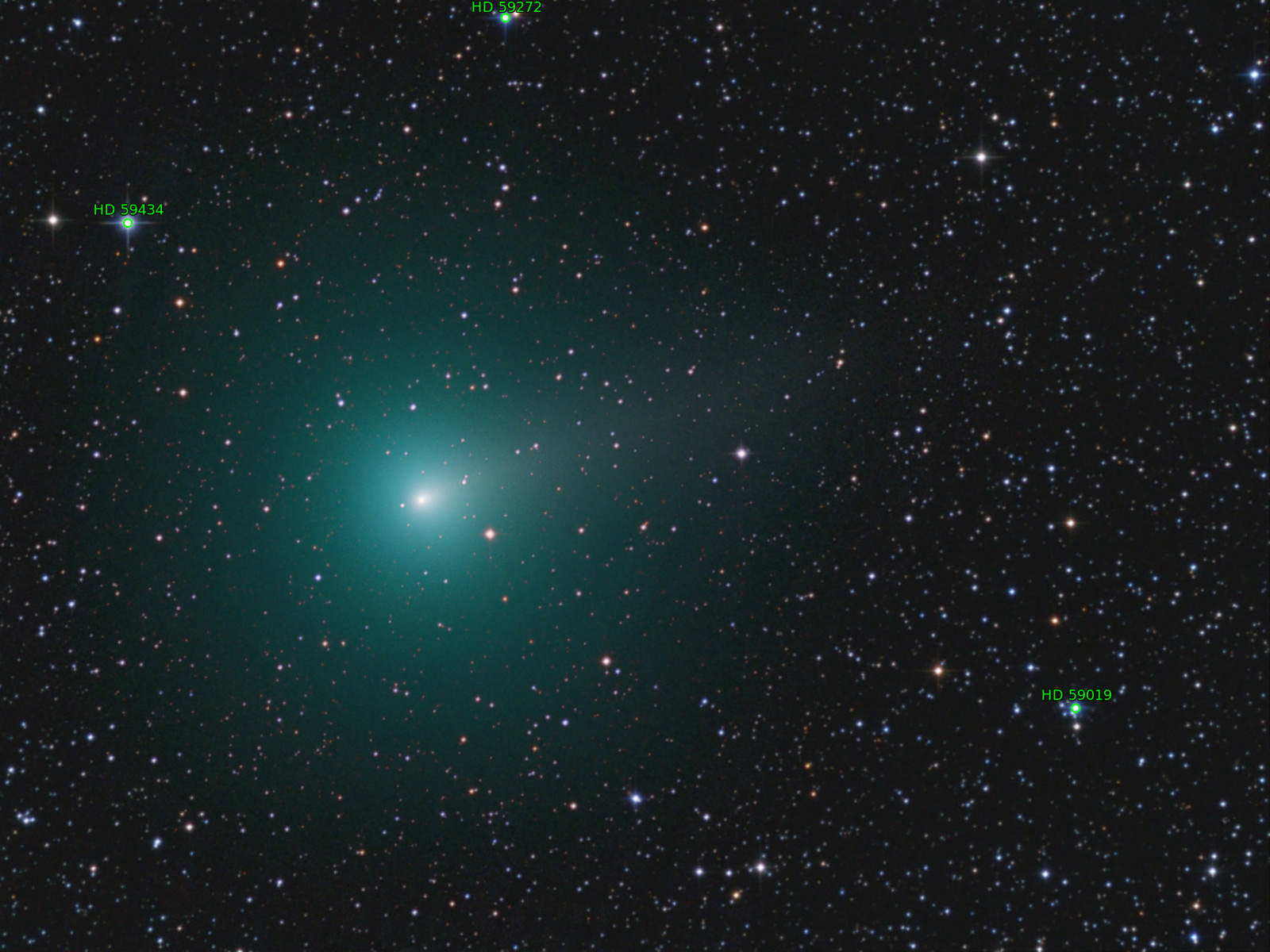 Sternkarten-Overlay (Astrometry.net)