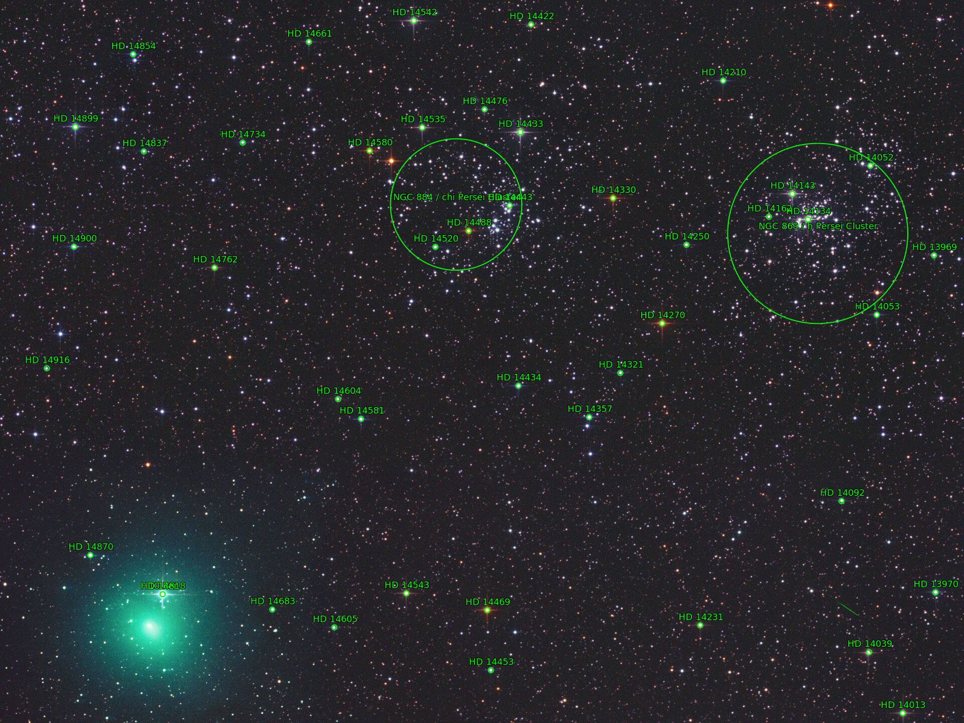 Sternkarten-Overlay (Astrometry.net)
