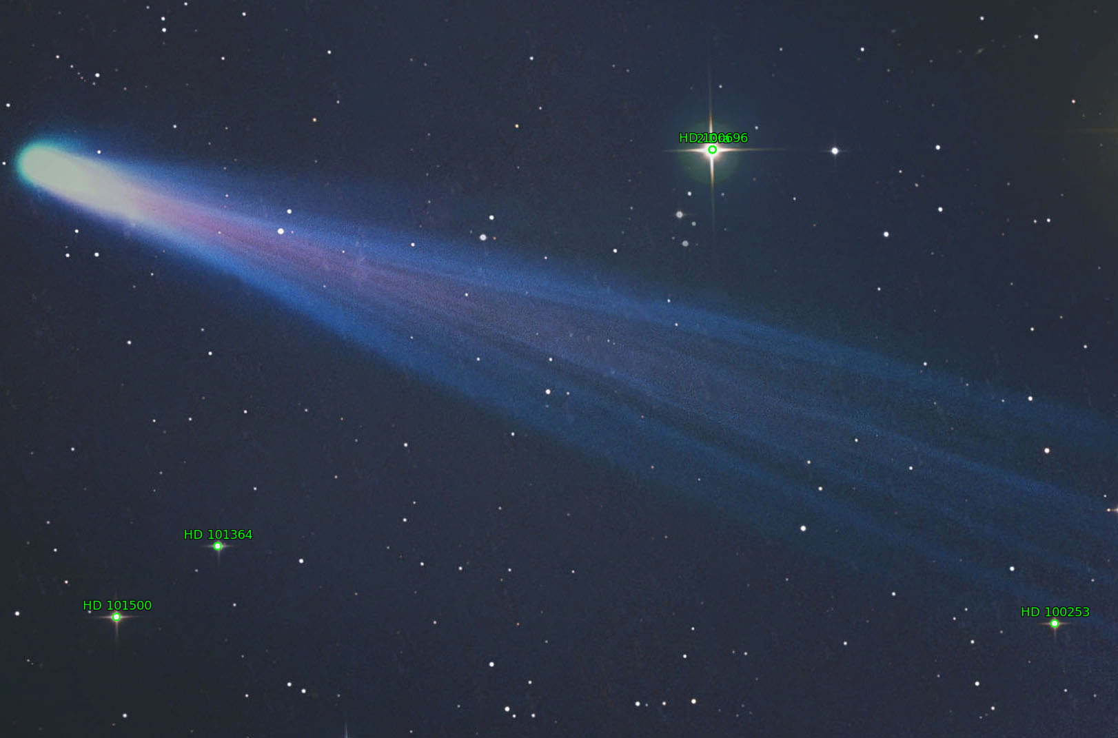 Sternkarten-Overlay (Astrometry.net)