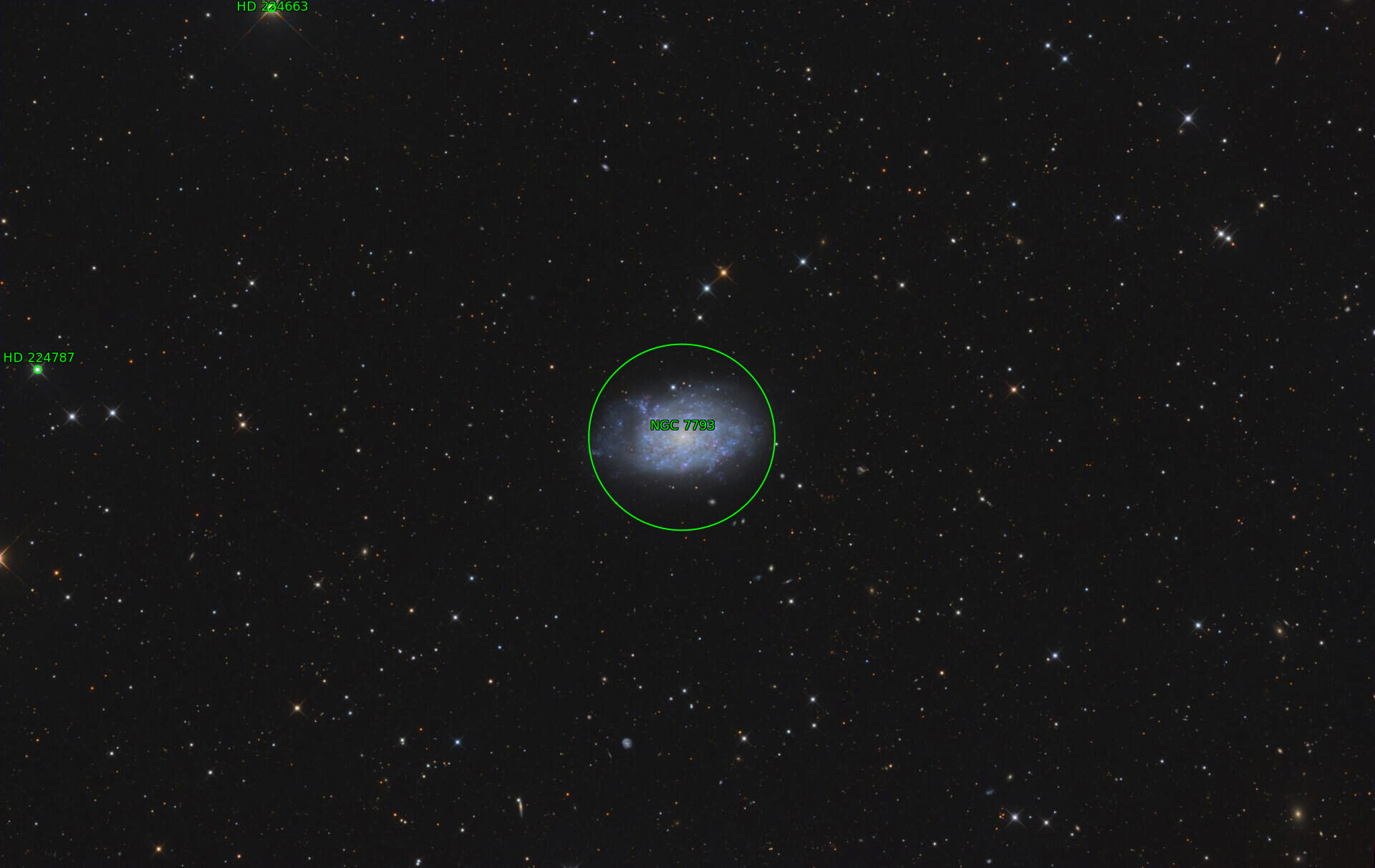 Sternkarten-Overlay (Astrometry.net)