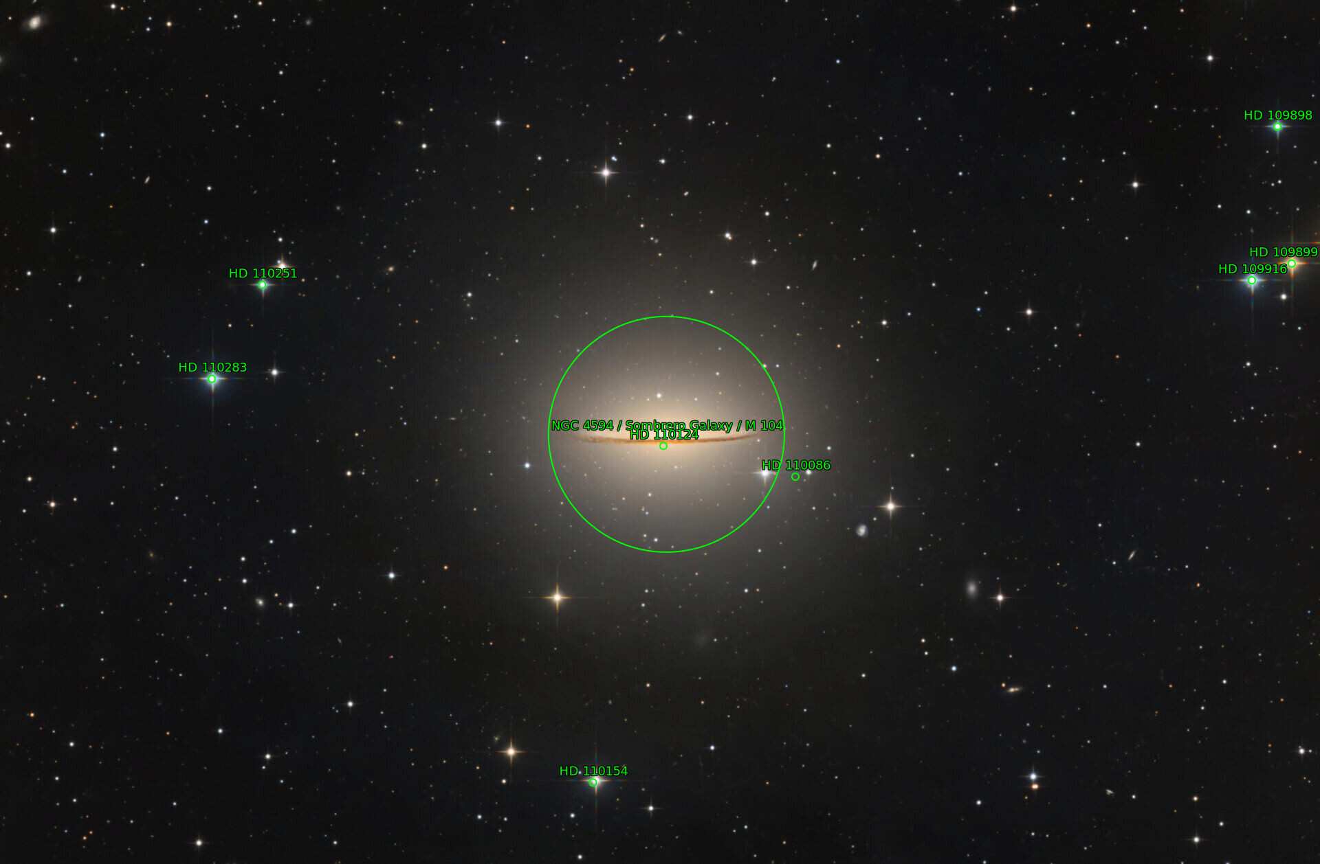 Sternkarten-Overlay (Astrometry.net)