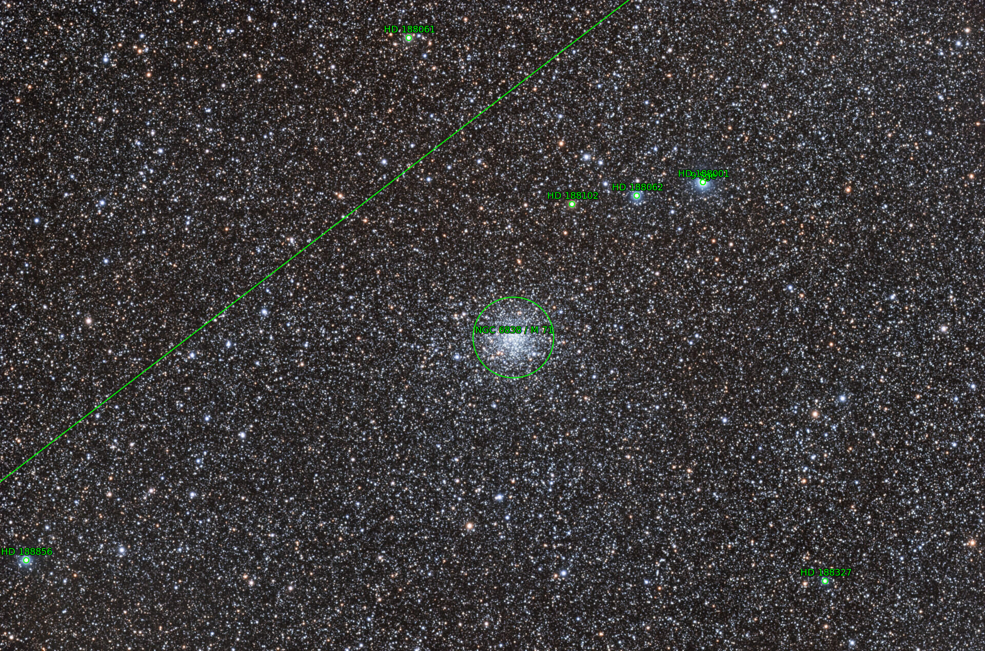 Sternkarten-Overlay (Astrometry.net)