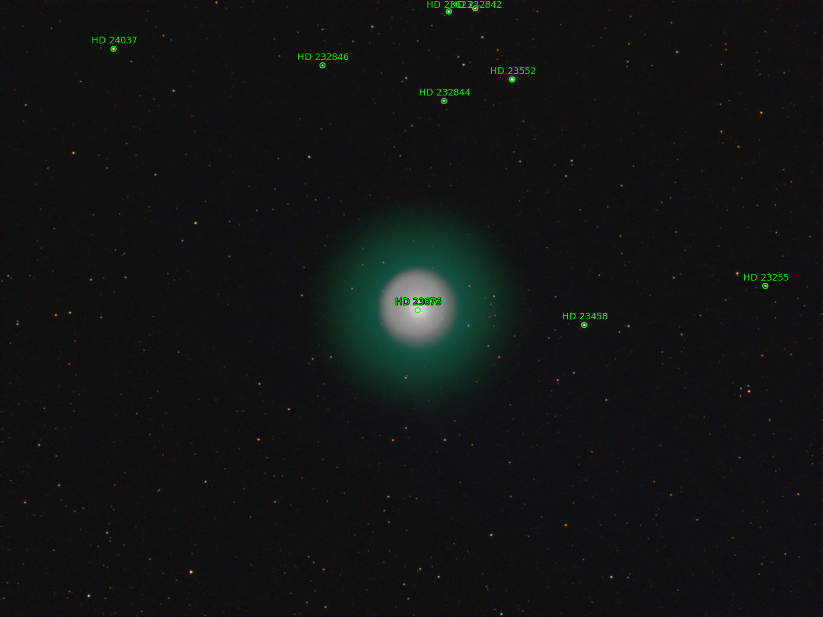 Sternkarten-Overlay (Astrometry.net)