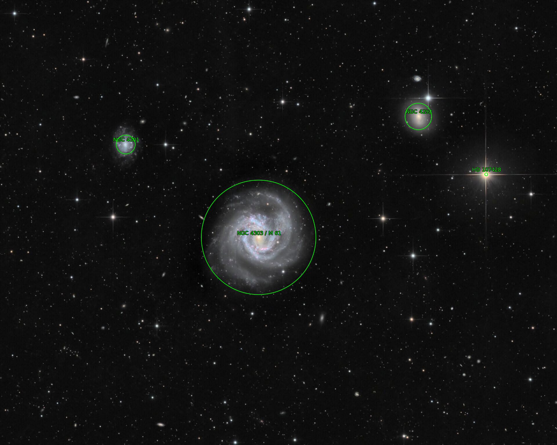 Sternkarten-Overlay (Astrometry.net)