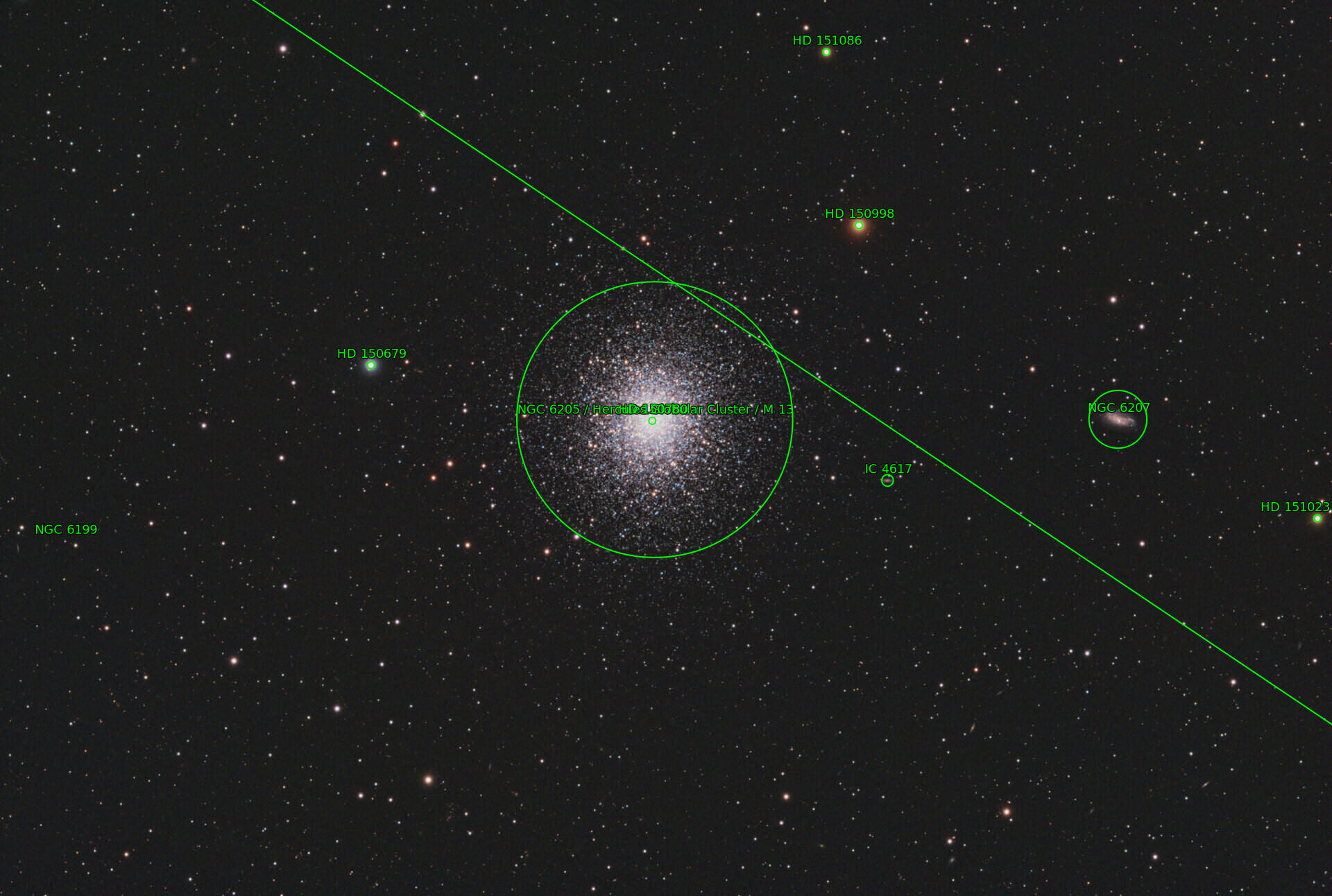 Sternkarten-Overlay (Astrometry.net)