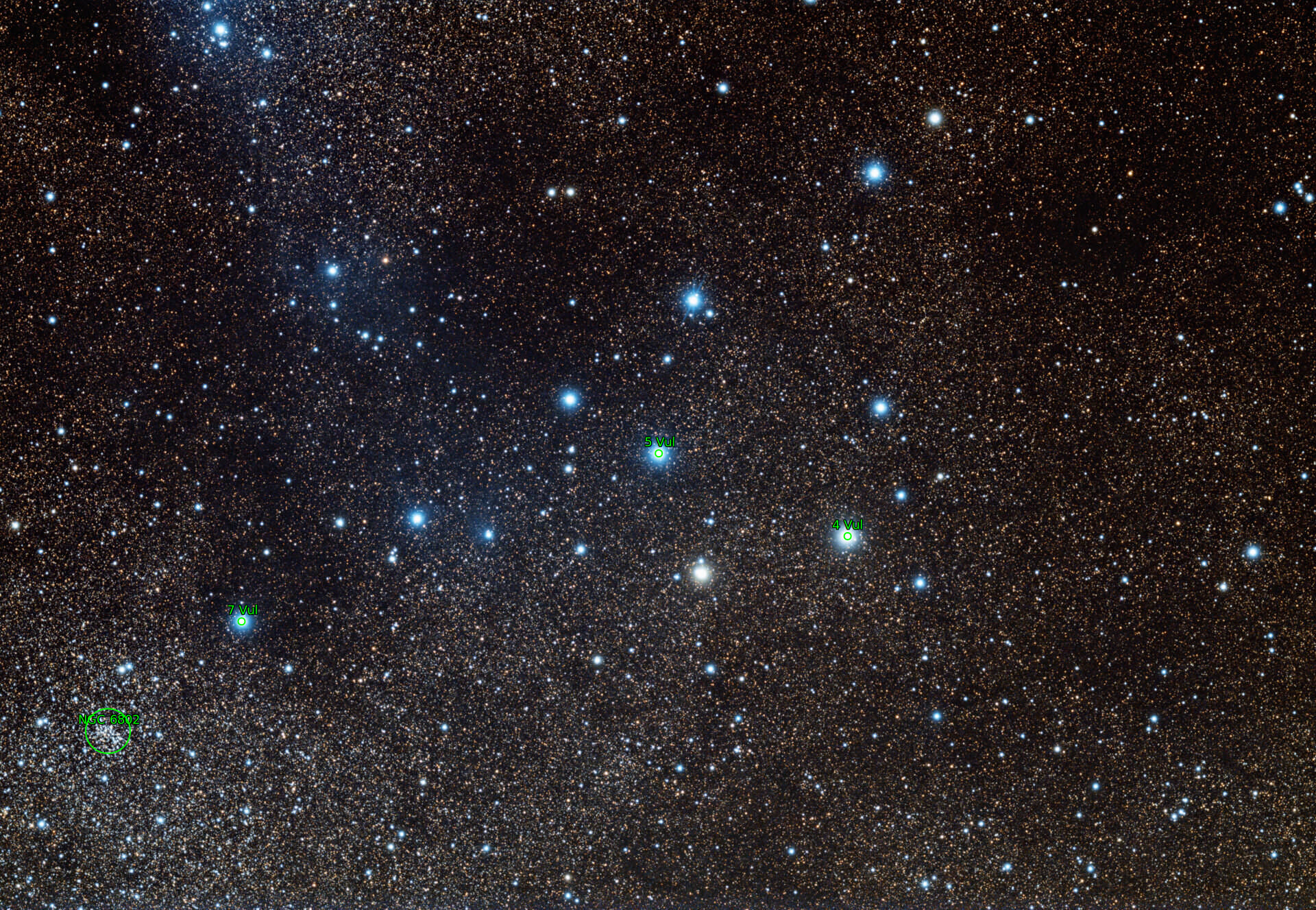 Sternkarten-Overlay (Astrometry.net)