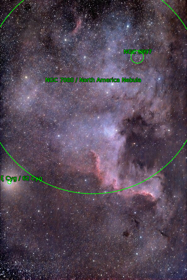 Sternkarten-Overlay (Astrometry.net)