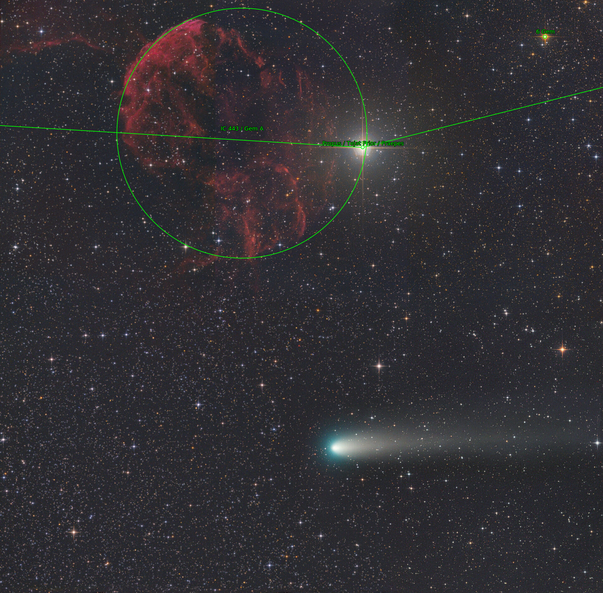 Sternkarten-Overlay (Astrometry.net)