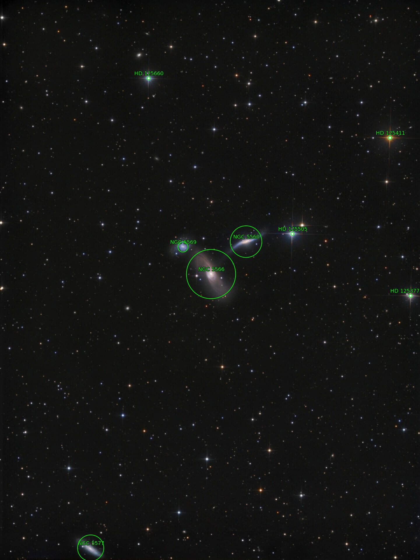 Sternkarten-Overlay (Astrometry.net)