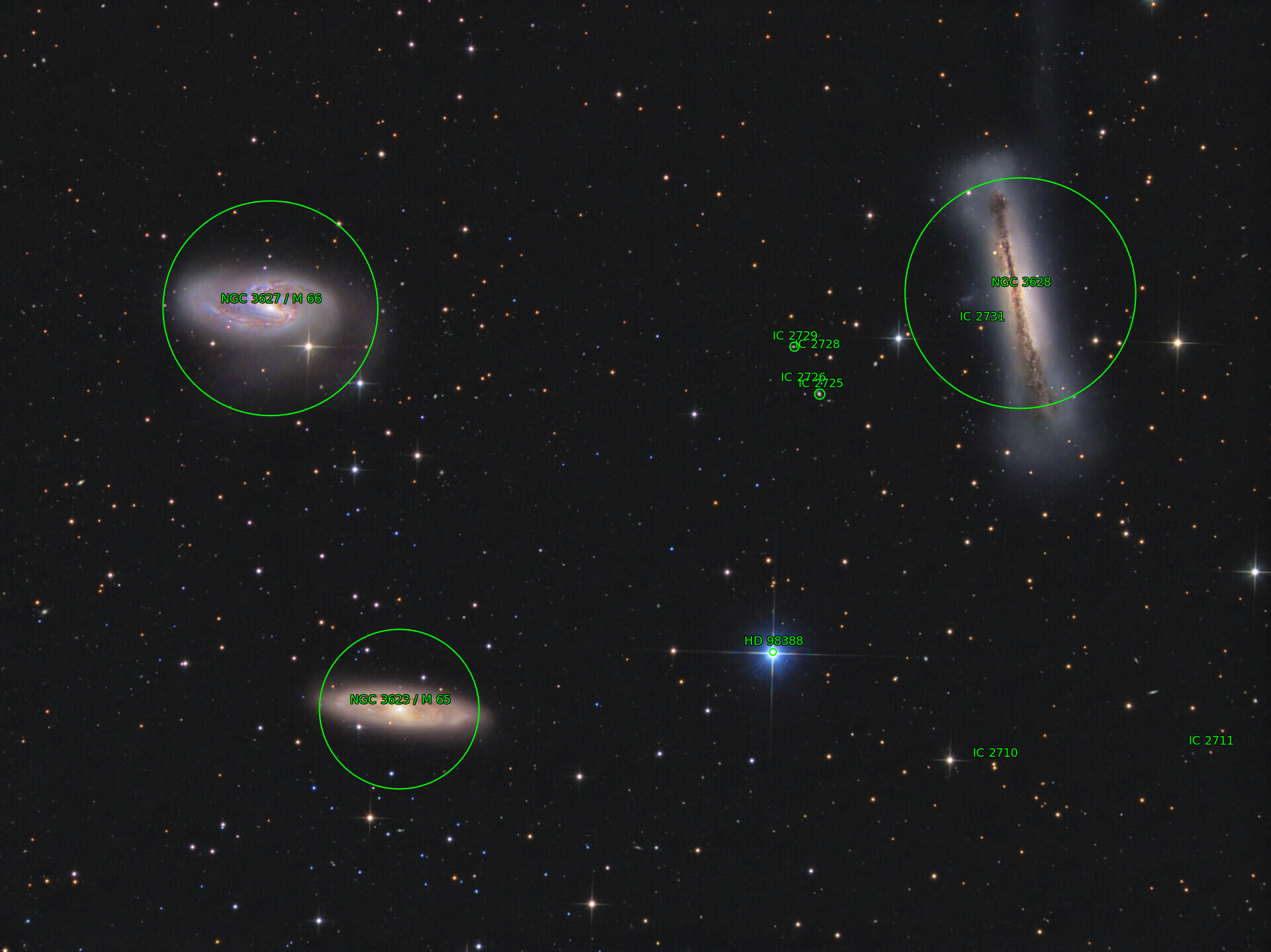 Sternkarten-Overlay (Astrometry.net)