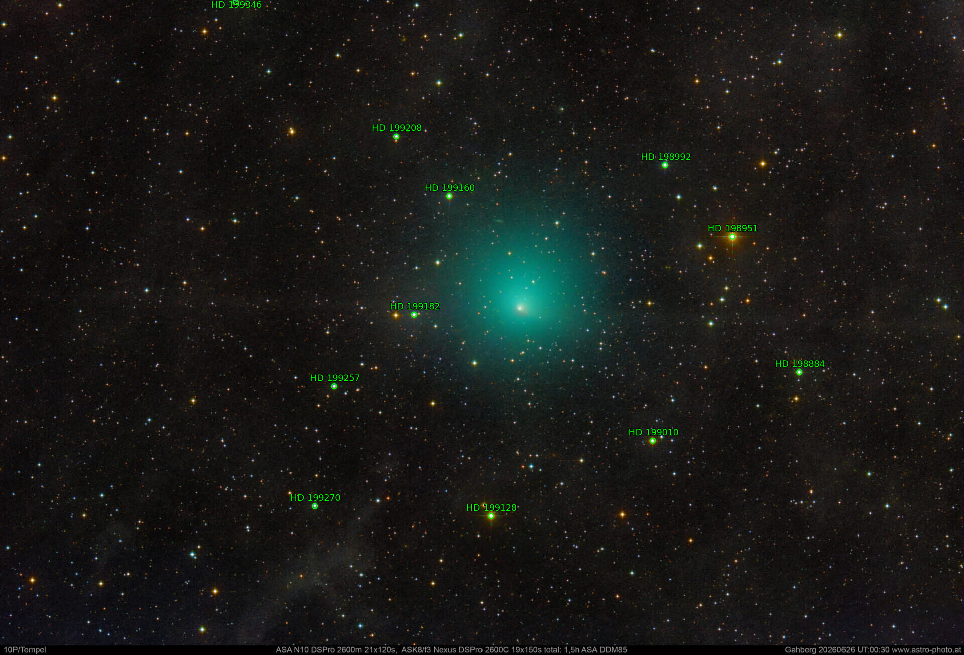 Sternkarten-Overlay (Astrometry.net)