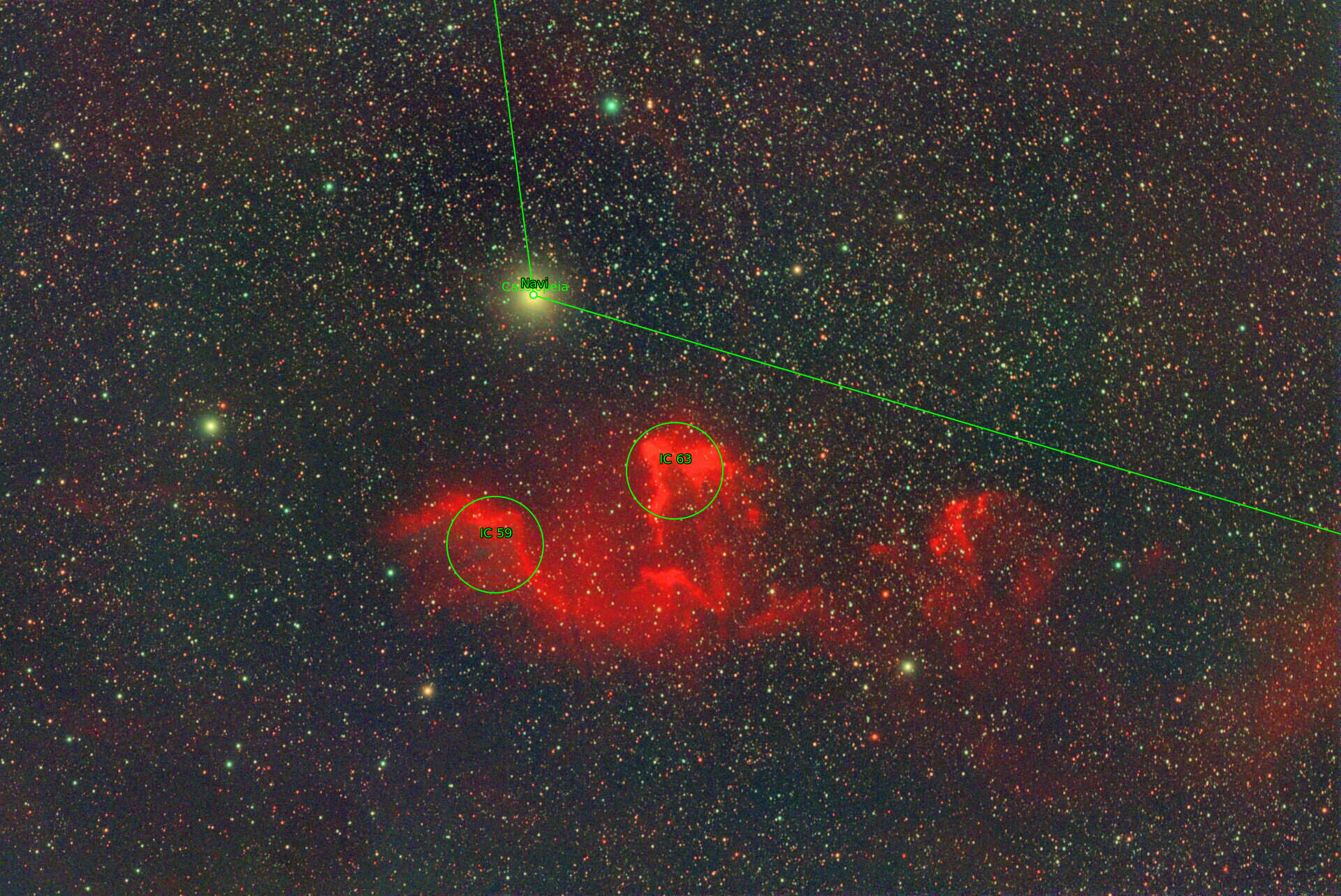 Sternkarten-Overlay (Astrometry.net)