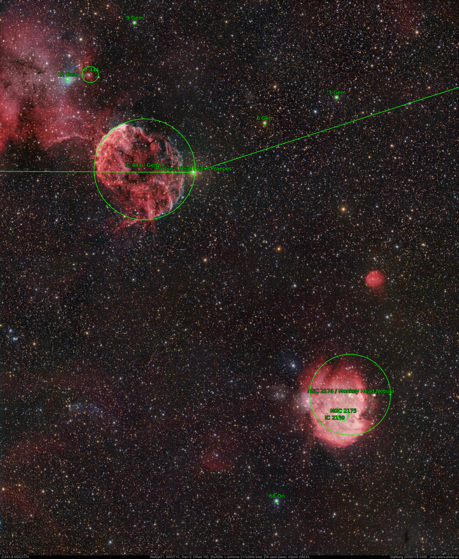 Sternkarten-Overlay (Astrometry.net)