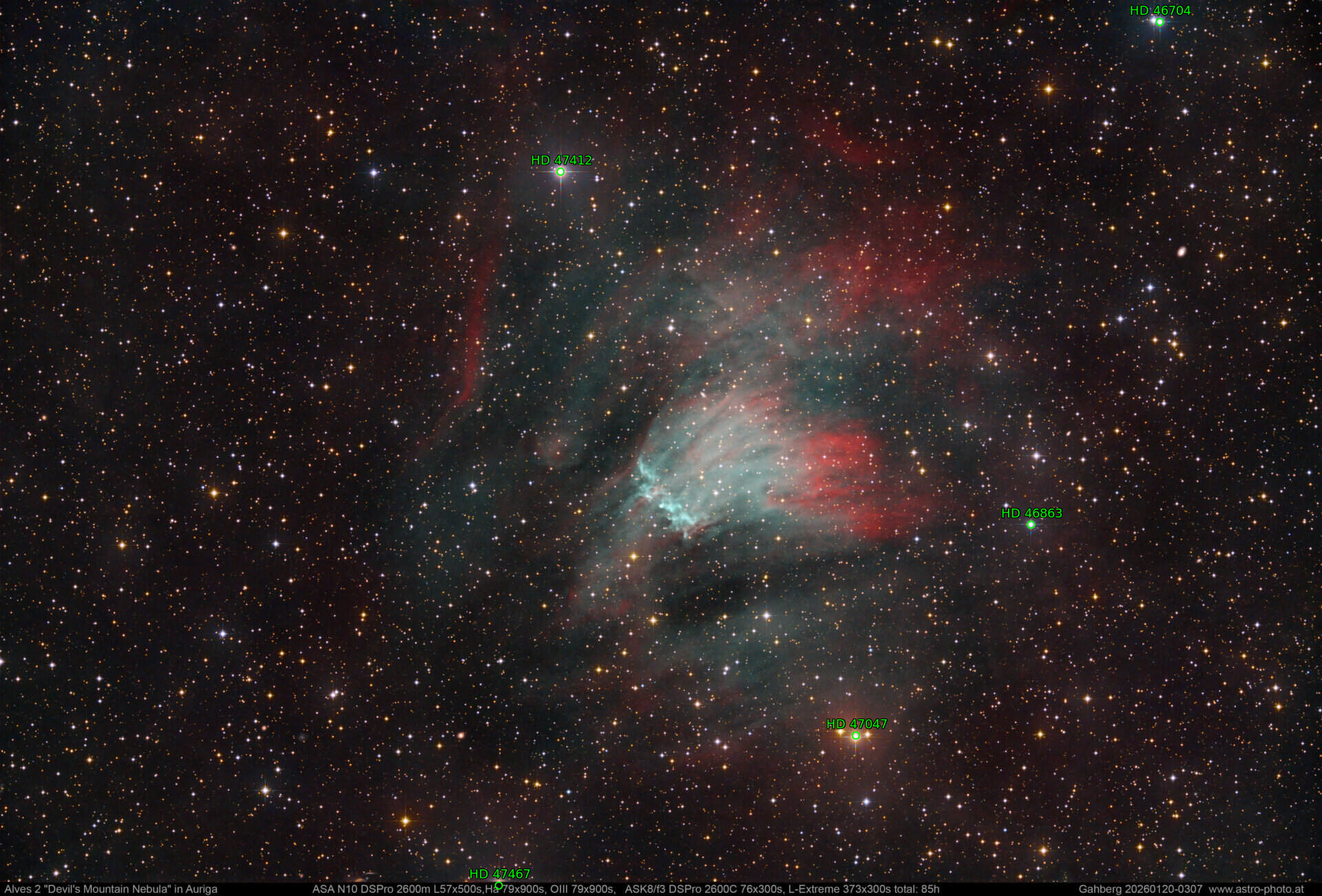 Sternkarten-Overlay (Astrometry.net)