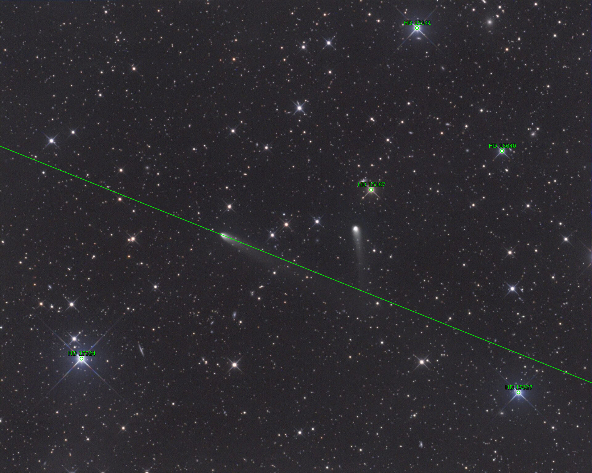 Sternkarten-Overlay (Astrometry.net)