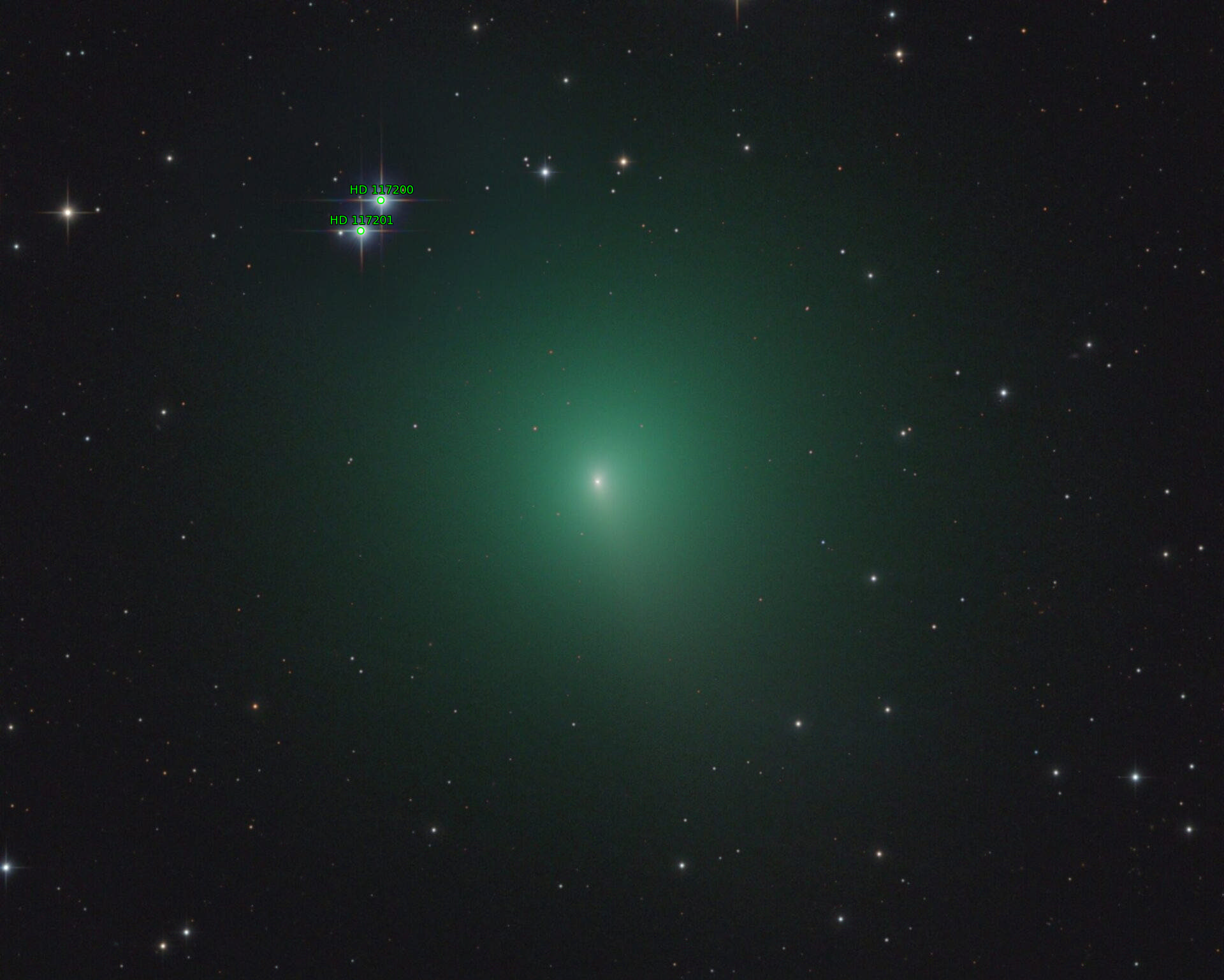 Sternkarten-Overlay (Astrometry.net)