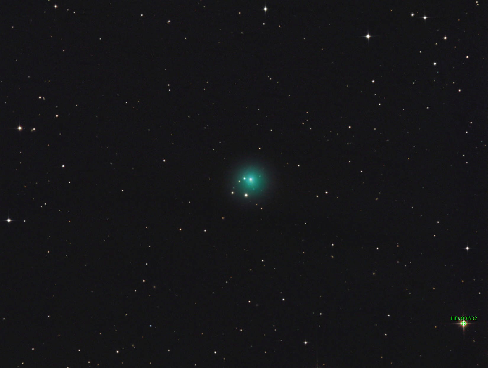 Sternkarten-Overlay (Astrometry.net)