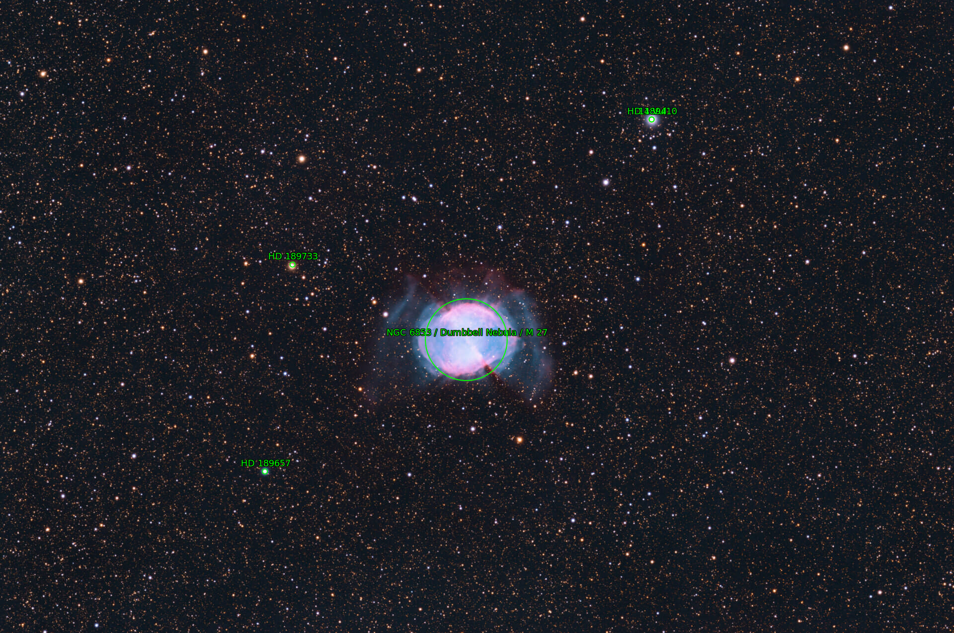 Sternkarten-Overlay (Astrometry.net)