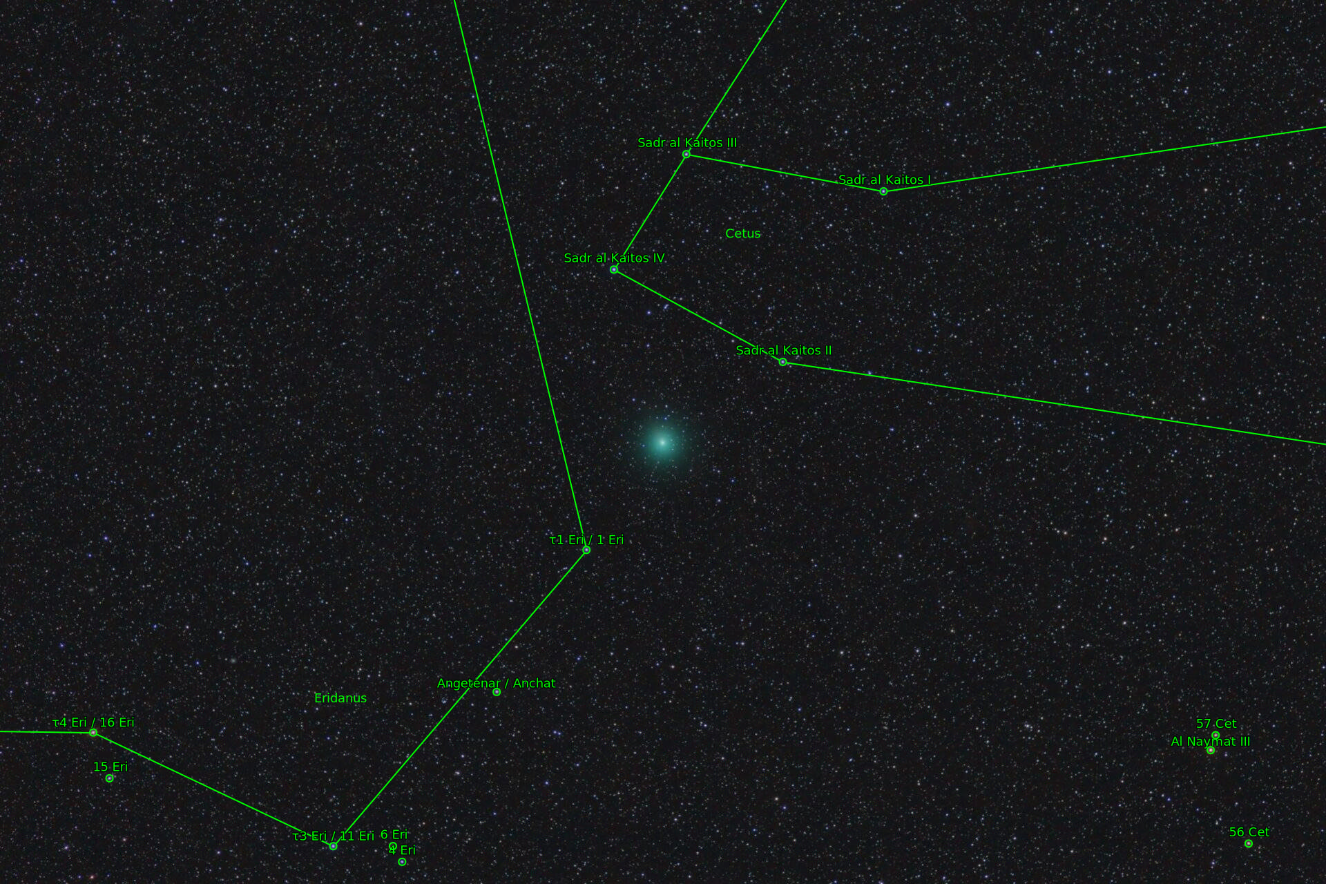 Sternkarten-Overlay (Astrometry.net)