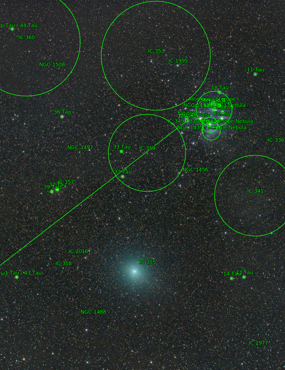 Sternkarten-Overlay (Astrometry.net)