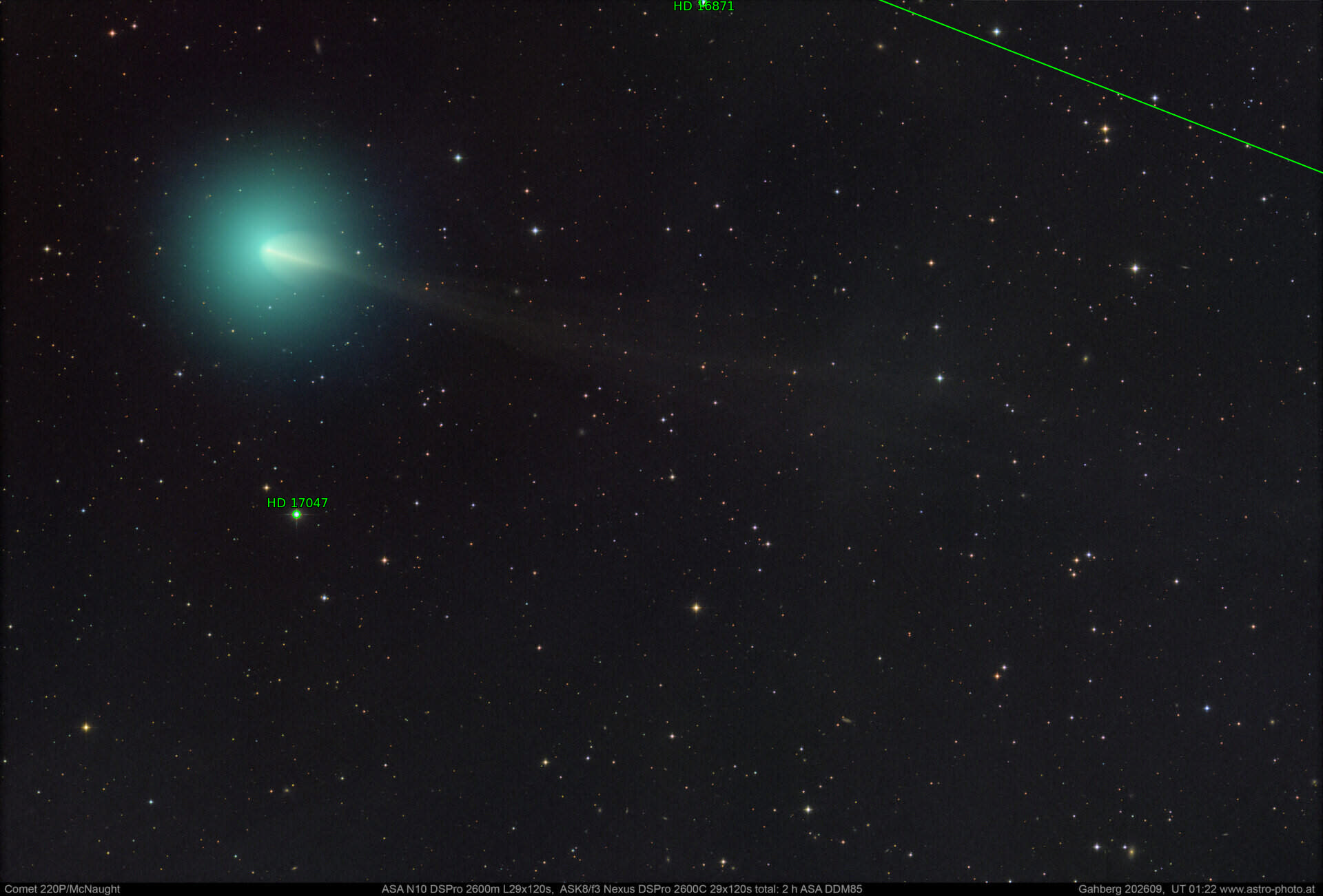 Sternkarten-Overlay (Astrometry.net)