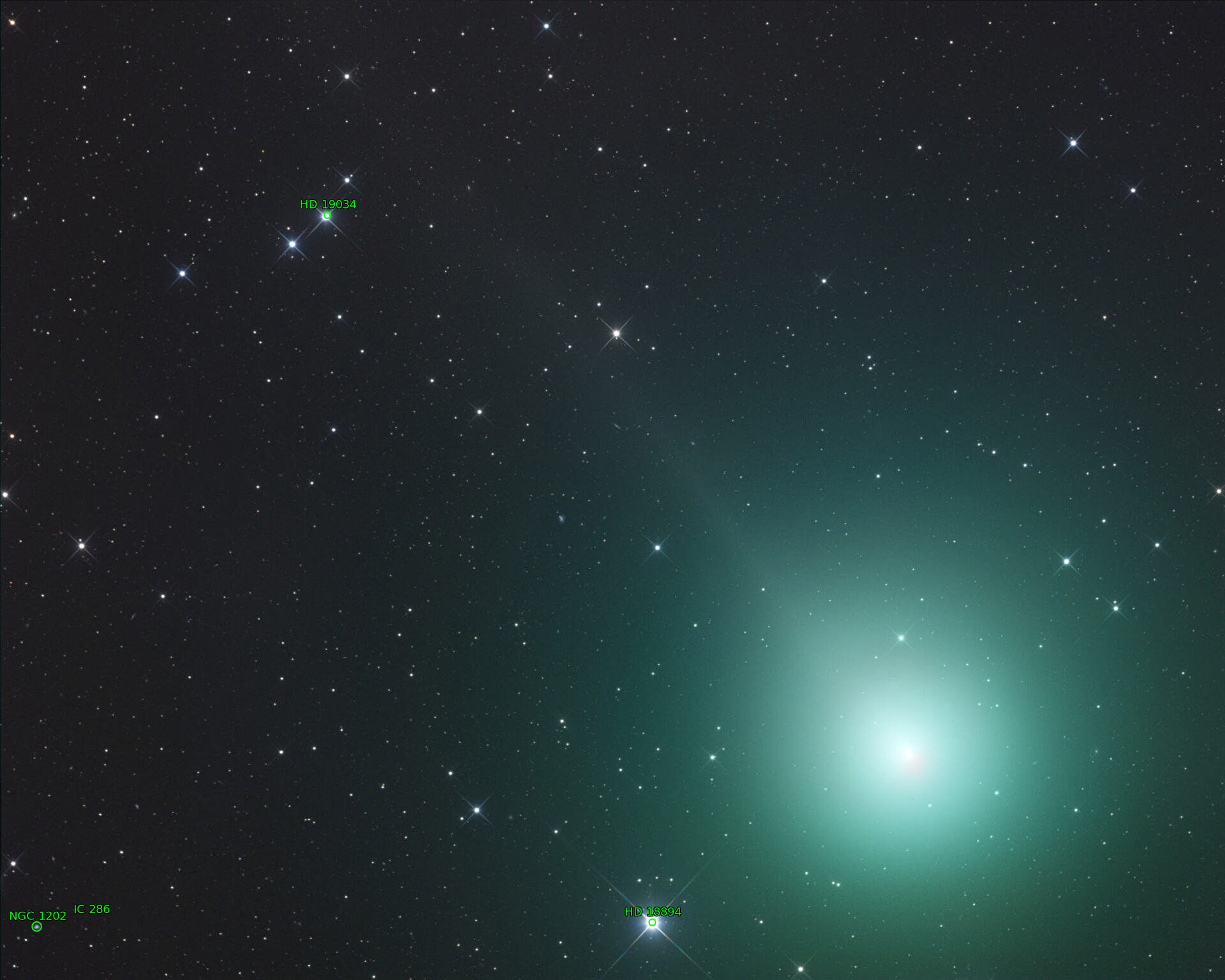 Sternkarten-Overlay (Astrometry.net)
