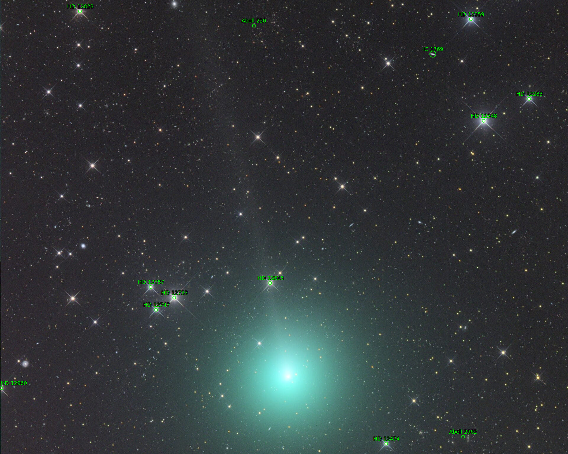 Sternkarten-Overlay (Astrometry.net)