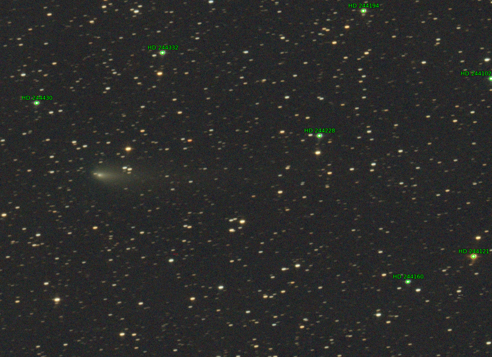 Sternkarten-Overlay (Astrometry.net)