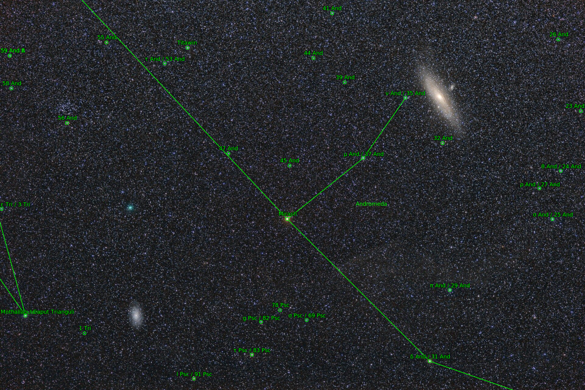 Sternkarten-Overlay (Astrometry.net)