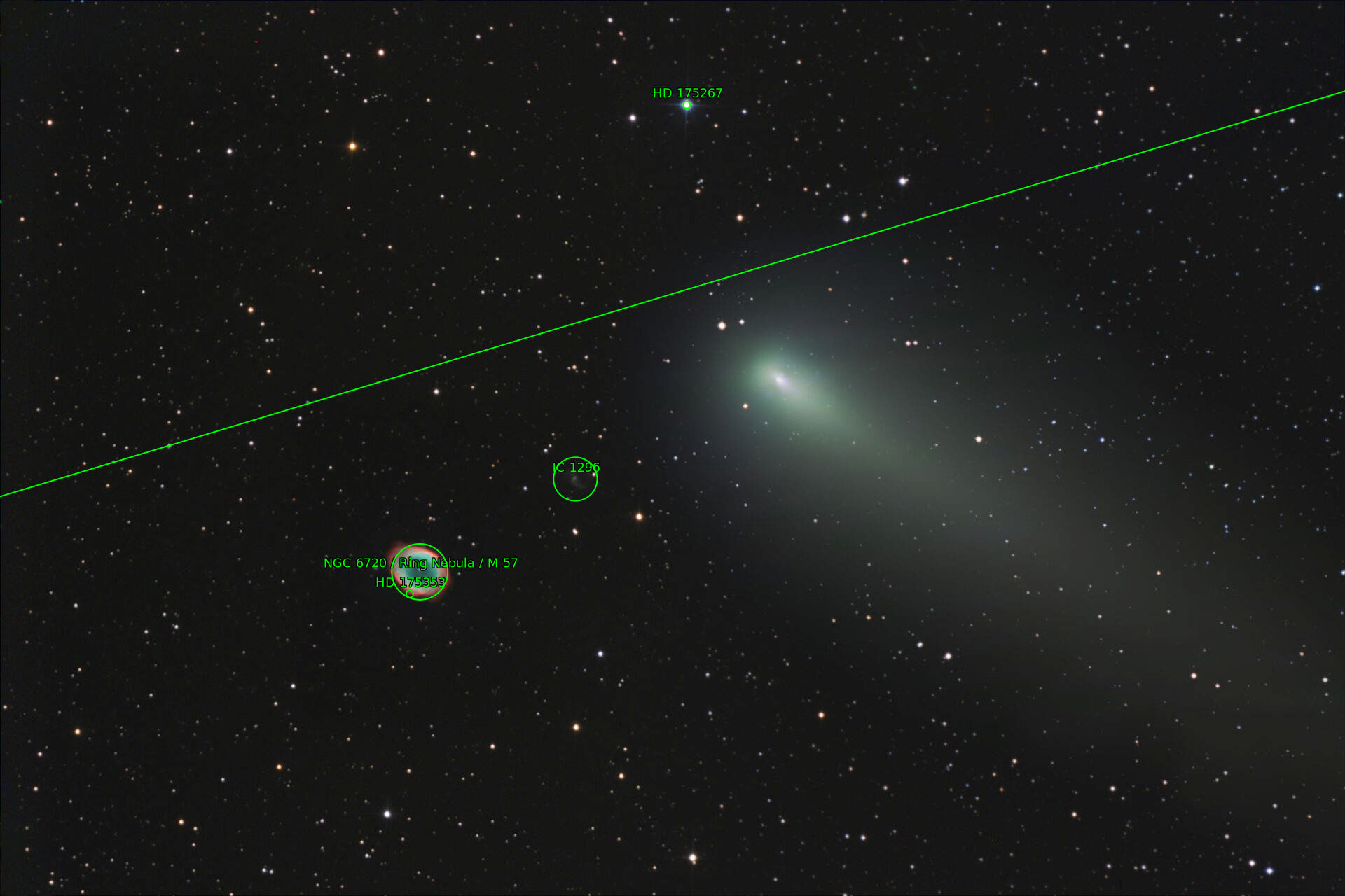 Sternkarten-Overlay (Astrometry.net)