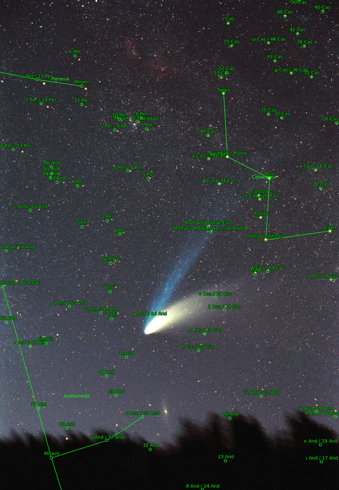 Sternkarten-Overlay (Astrometry.net)