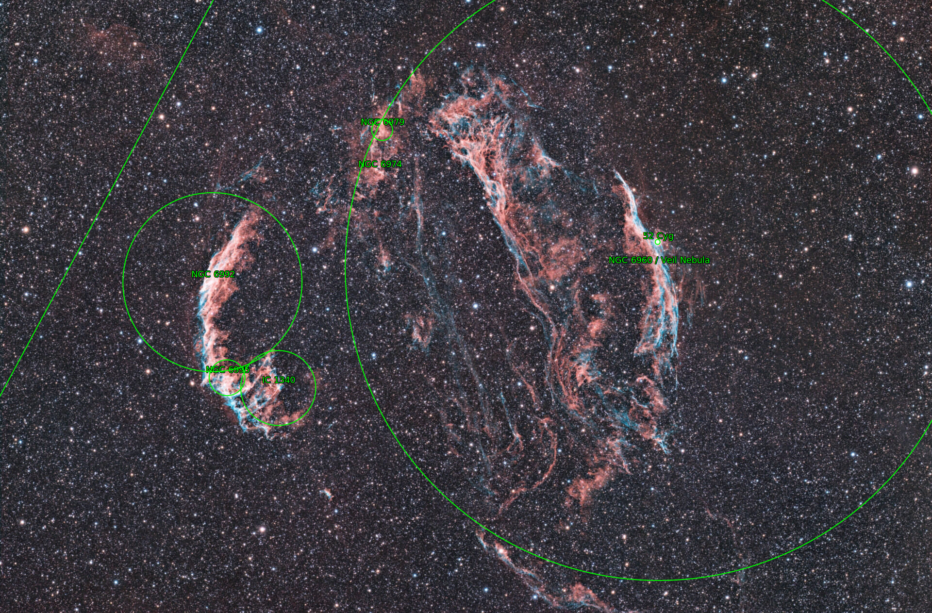 Sternkarten-Overlay (Astrometry.net)