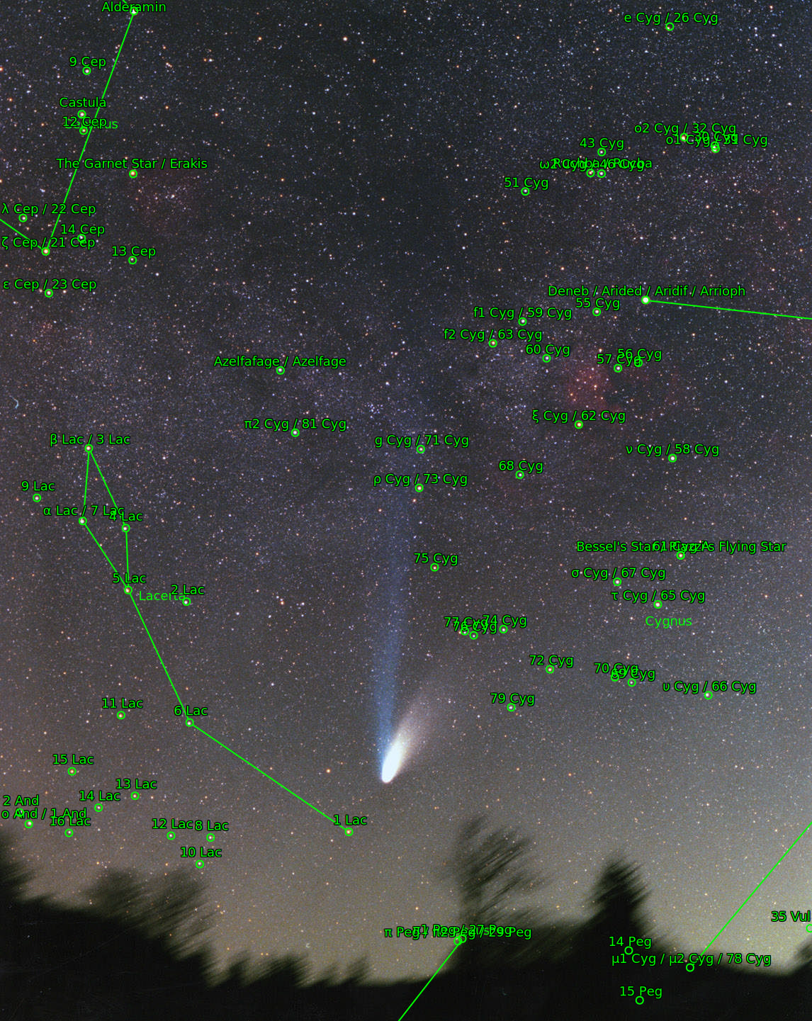 Sternkarten-Overlay (Astrometry.net)