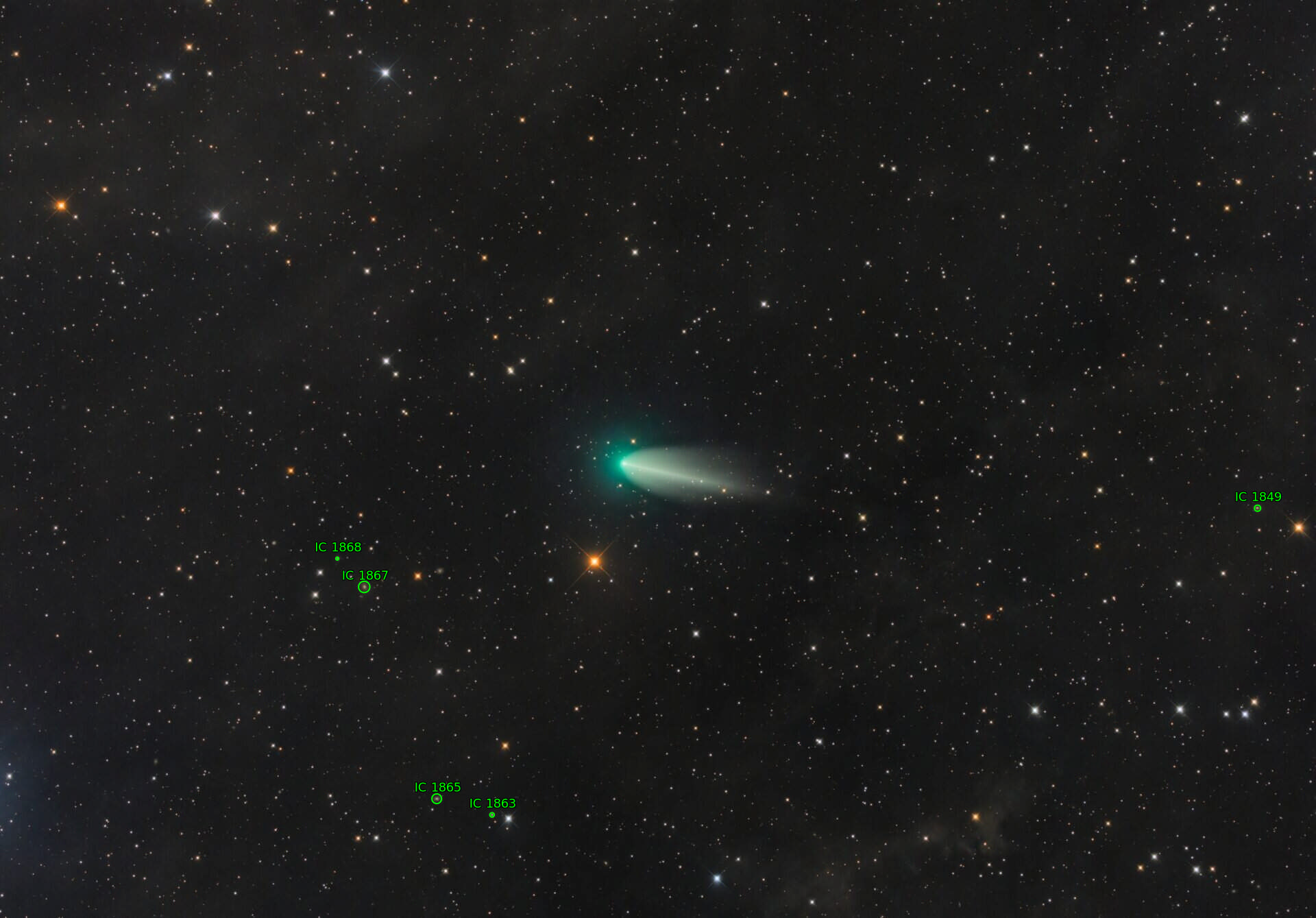 Sternkarten-Overlay (Astrometry.net)