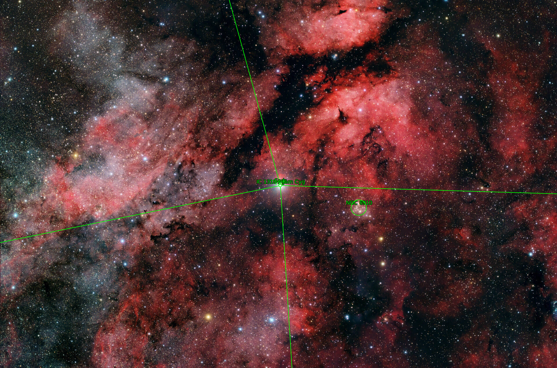 Sternkarten-Overlay (Astrometry.net)