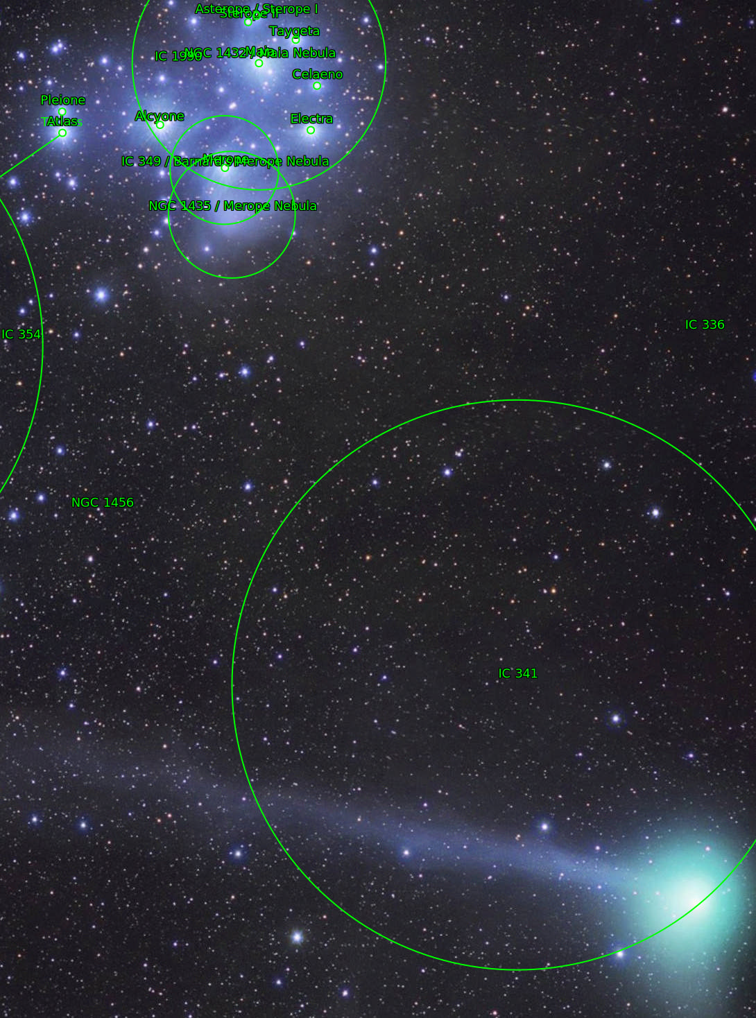 Sternkarten-Overlay (Astrometry.net)