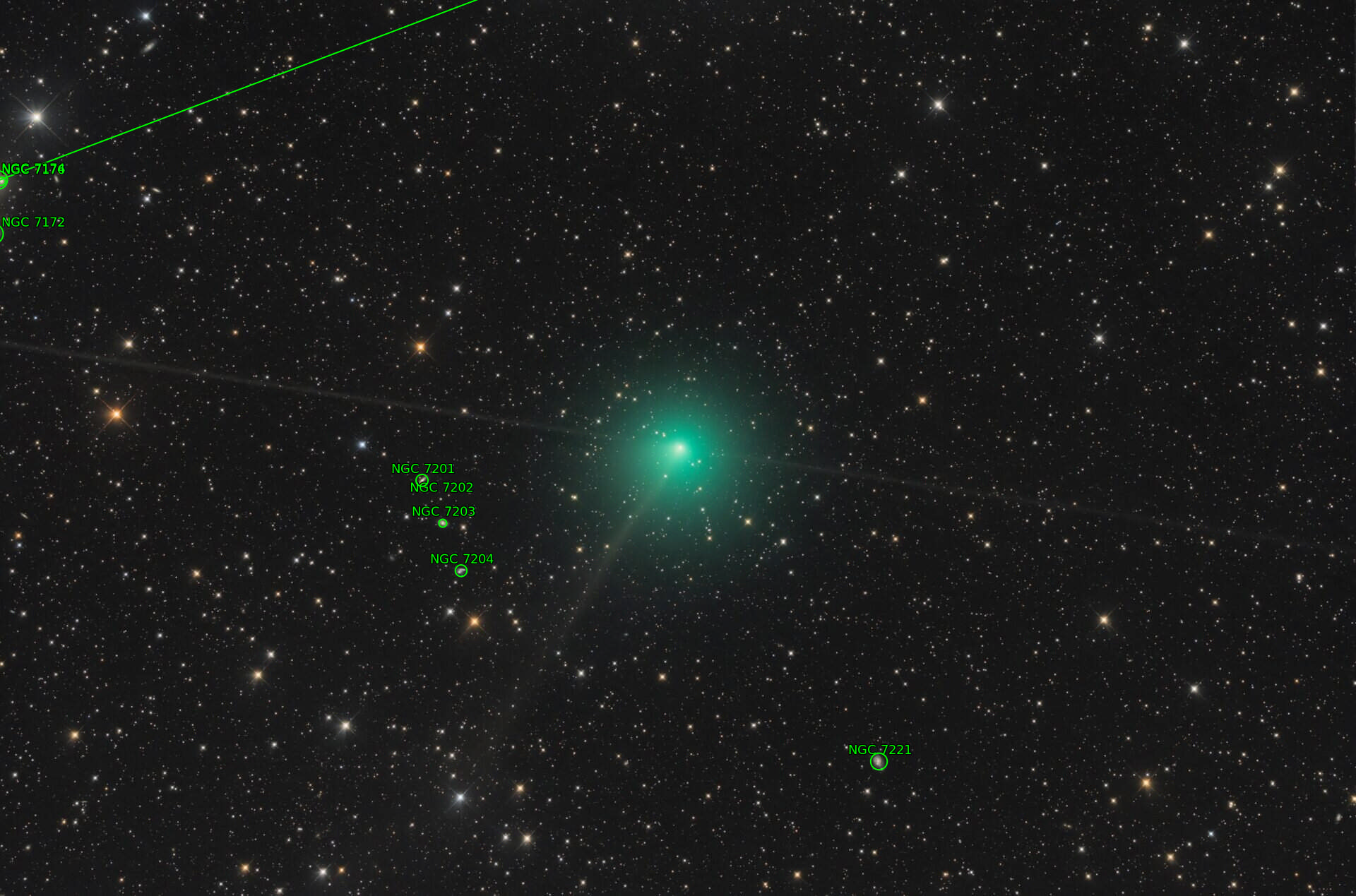 Sternkarten-Overlay (Astrometry.net)