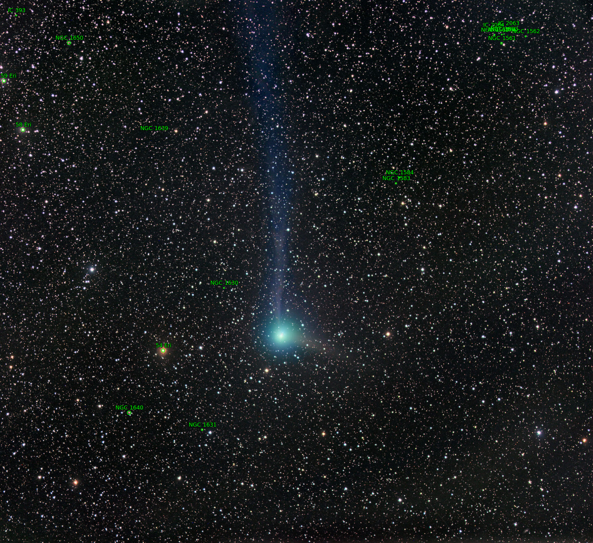 Sternkarten-Overlay (Astrometry.net)