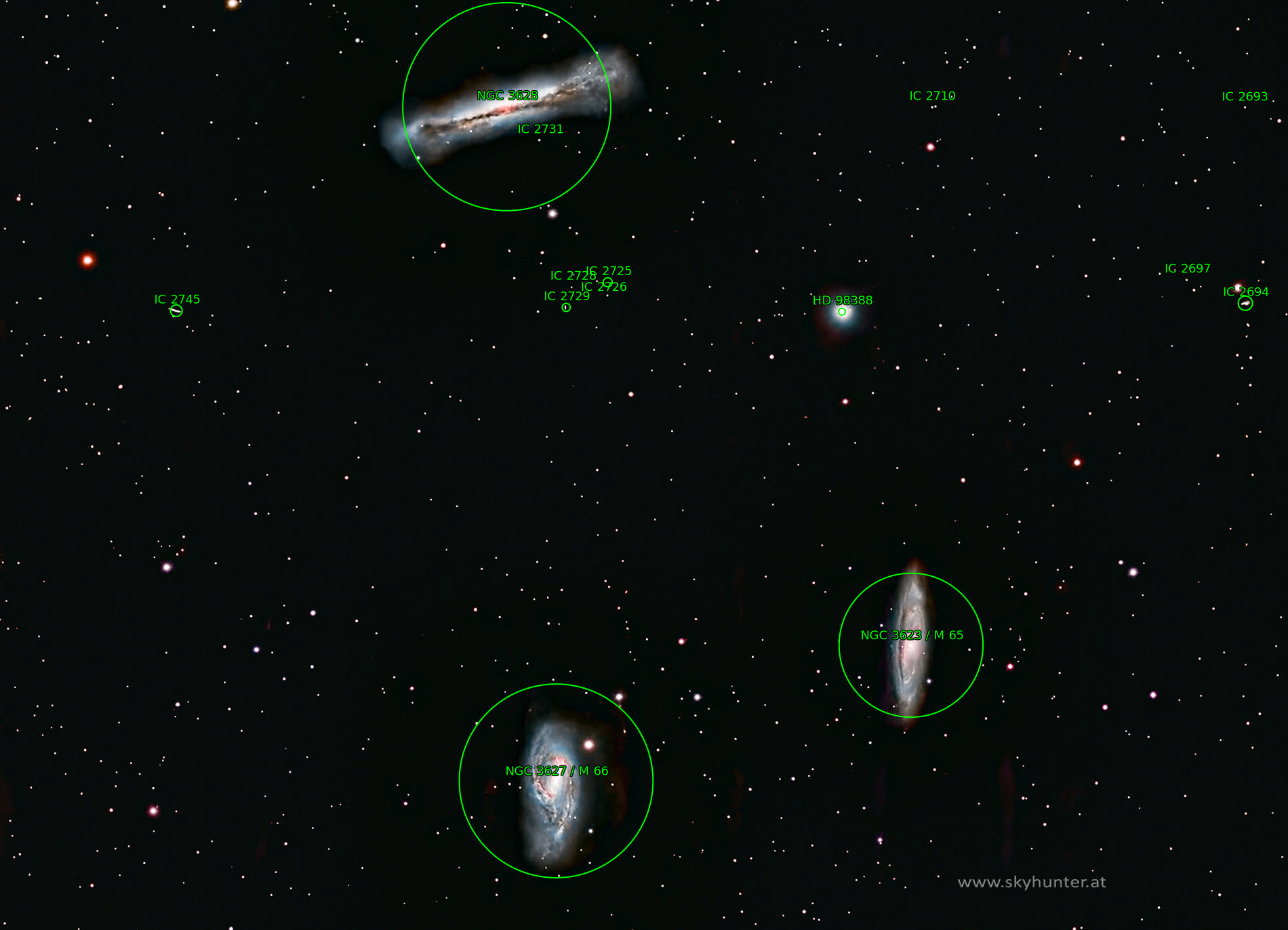 Sternkarten-Overlay (Astrometry.net)