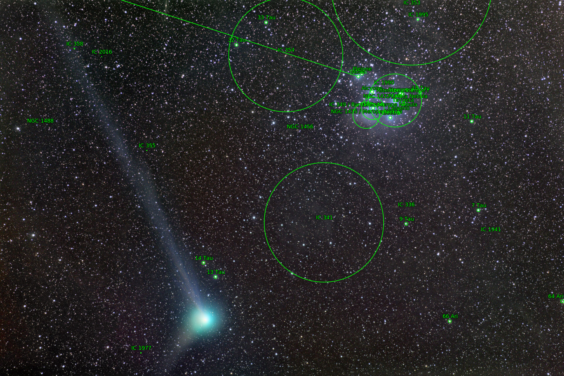 Sternkarten-Overlay (Astrometry.net)
