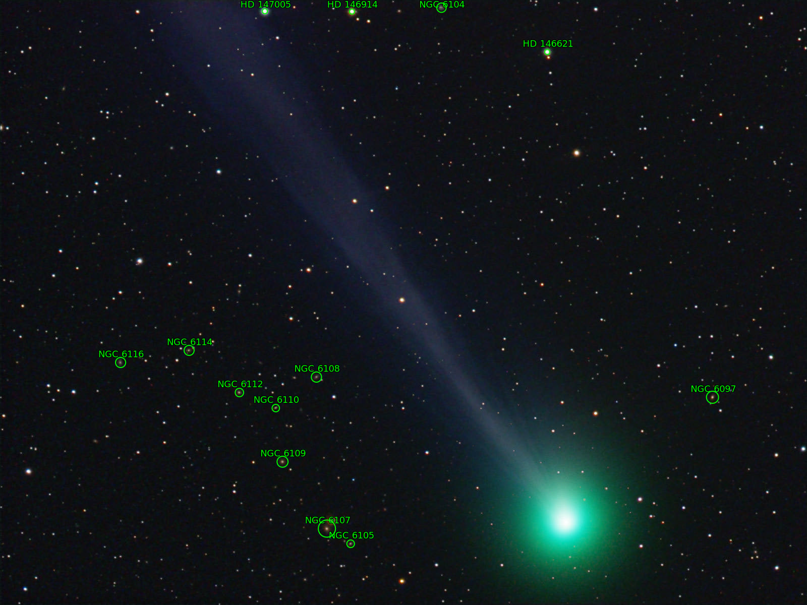 Sternkarten-Overlay (Astrometry.net)