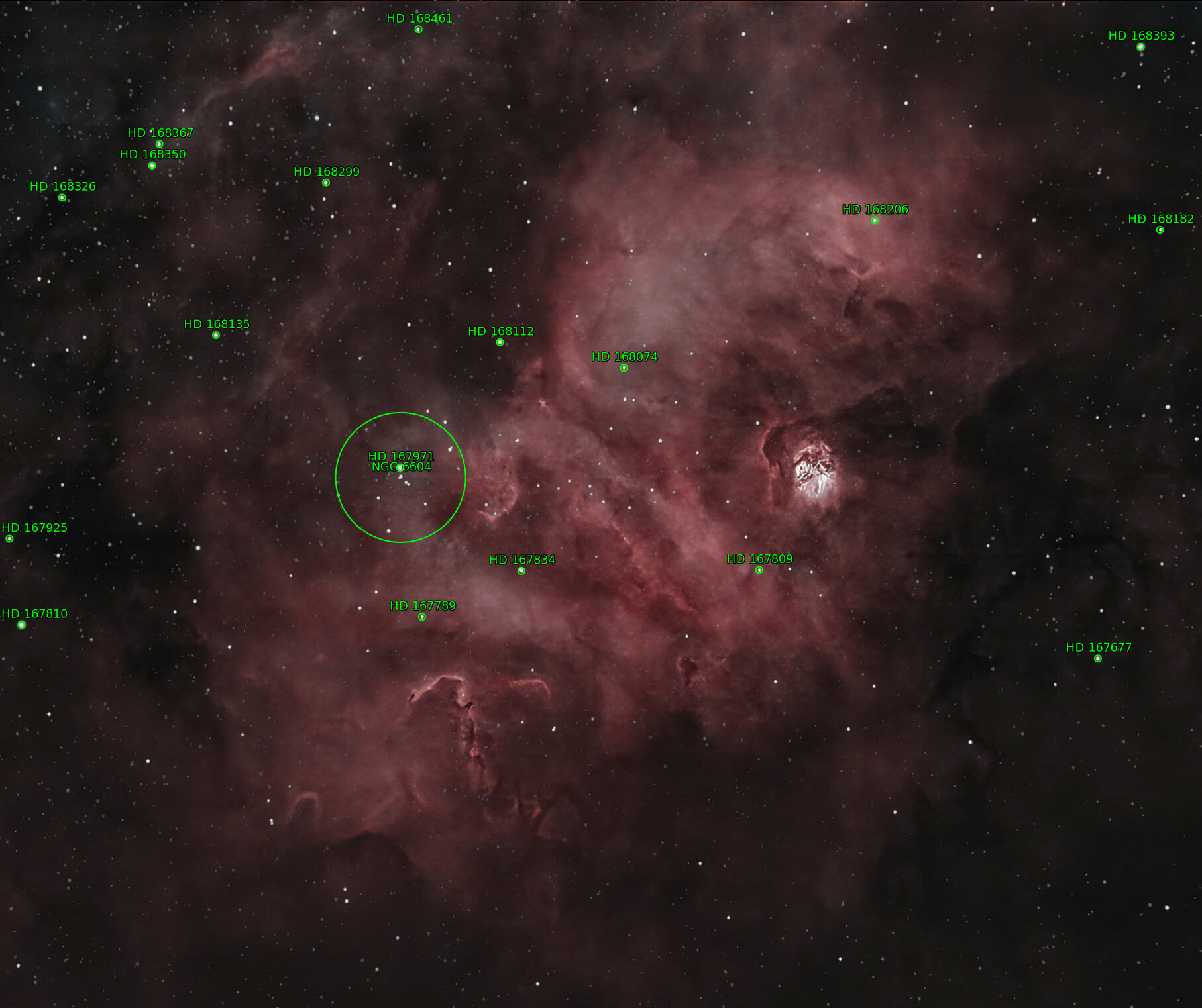 Sternkarten-Overlay (Astrometry.net)