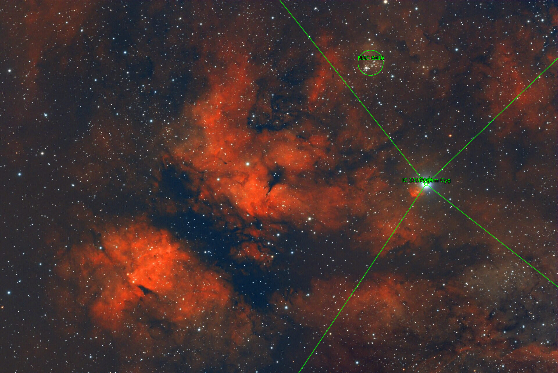 Sternkarten-Overlay (Astrometry.net)